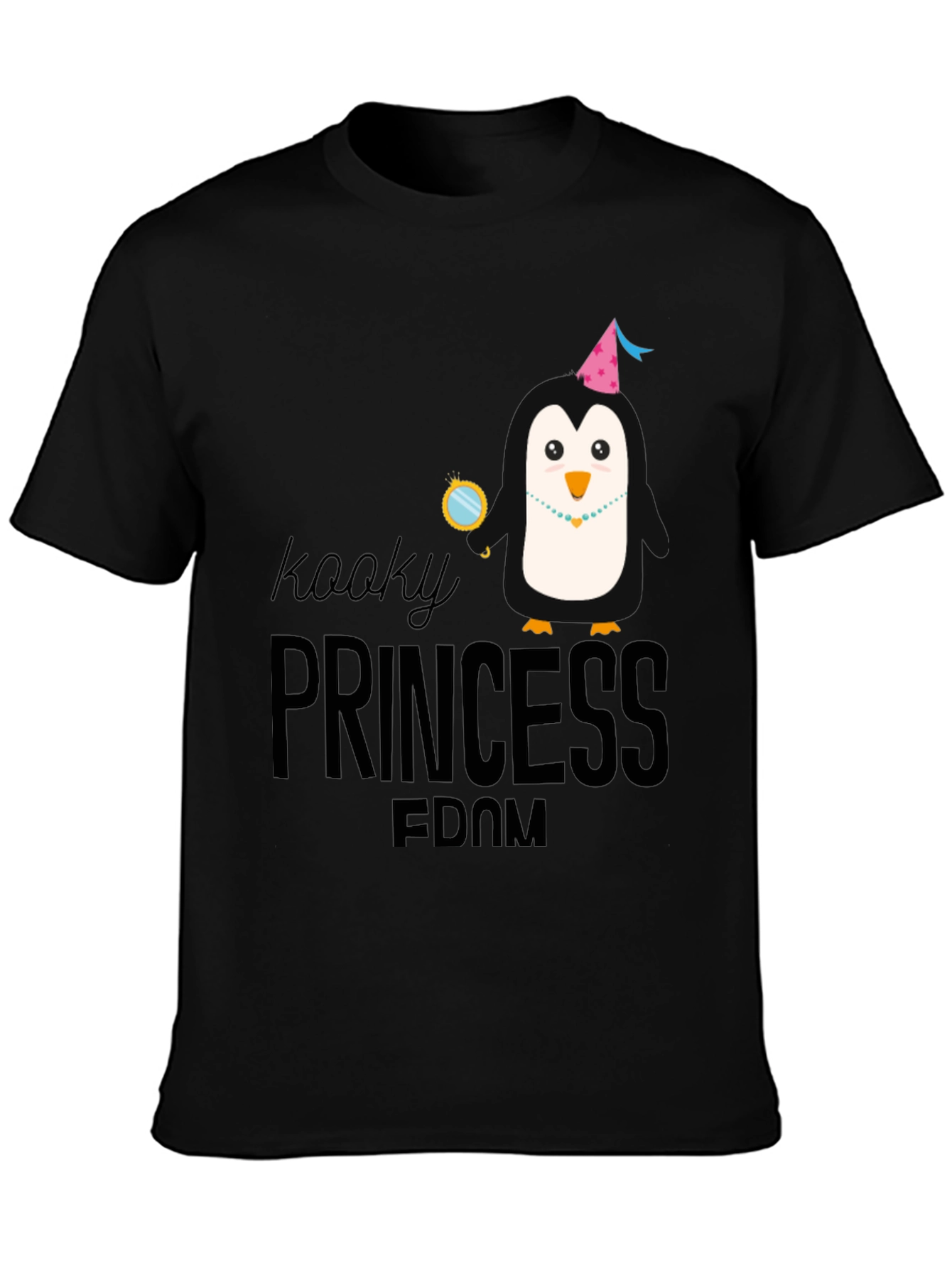 Kooky Princess Penguin Graphic Tee