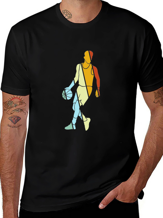 Retro Basketball Player Graphic Tee