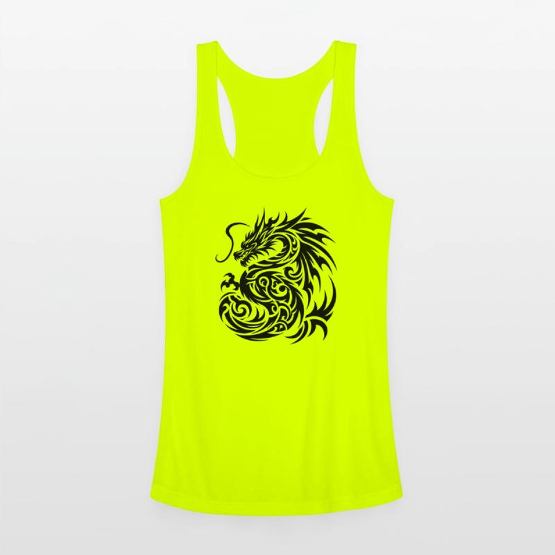 Dragon Tribal Tattoo Artistic Symbol Design