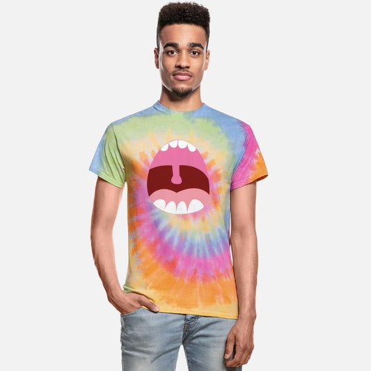 Draw Mouth and Tongue T Shirt Design for Men,women
