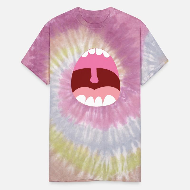 Draw Mouth and Tongue T Shirt Design for Men,women