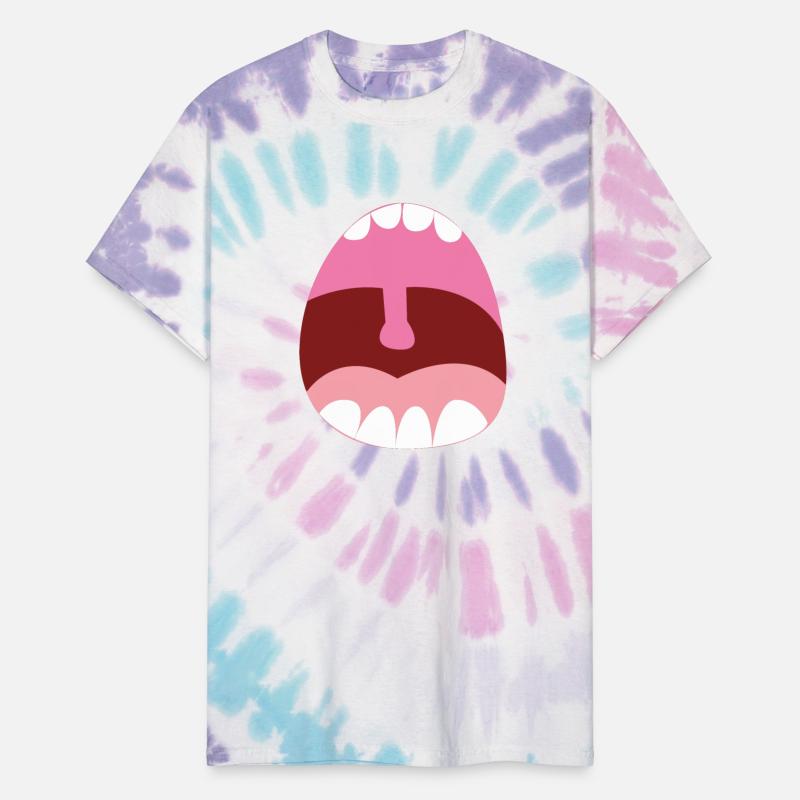 Draw Mouth and Tongue T Shirt Design for Men,women