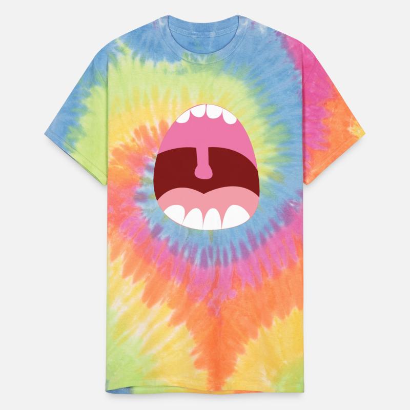 Draw Mouth and Tongue T Shirt Design for Men,women