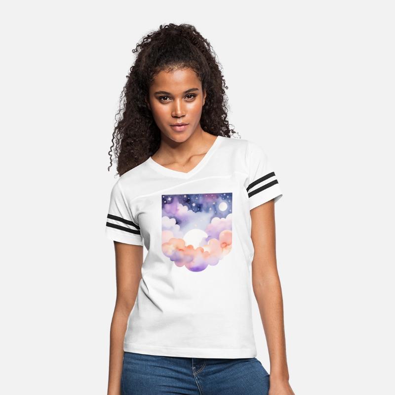 Dreamy Watercolor Celestial Sky