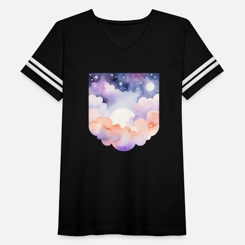 Dreamy Watercolor Celestial Sky