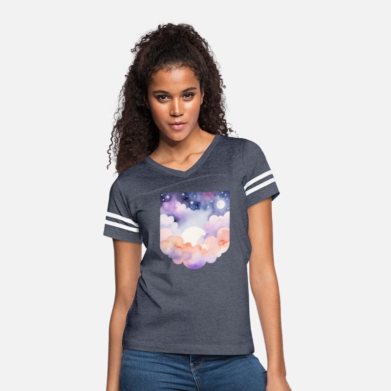 Dreamy Watercolor Celestial Sky