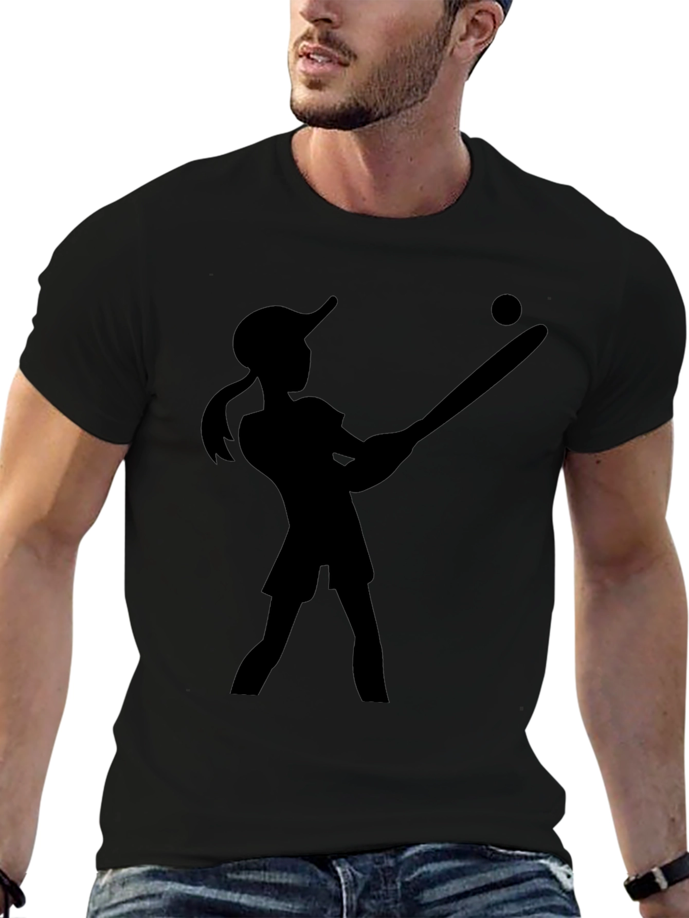 Silhouette Baseball T-Shirt