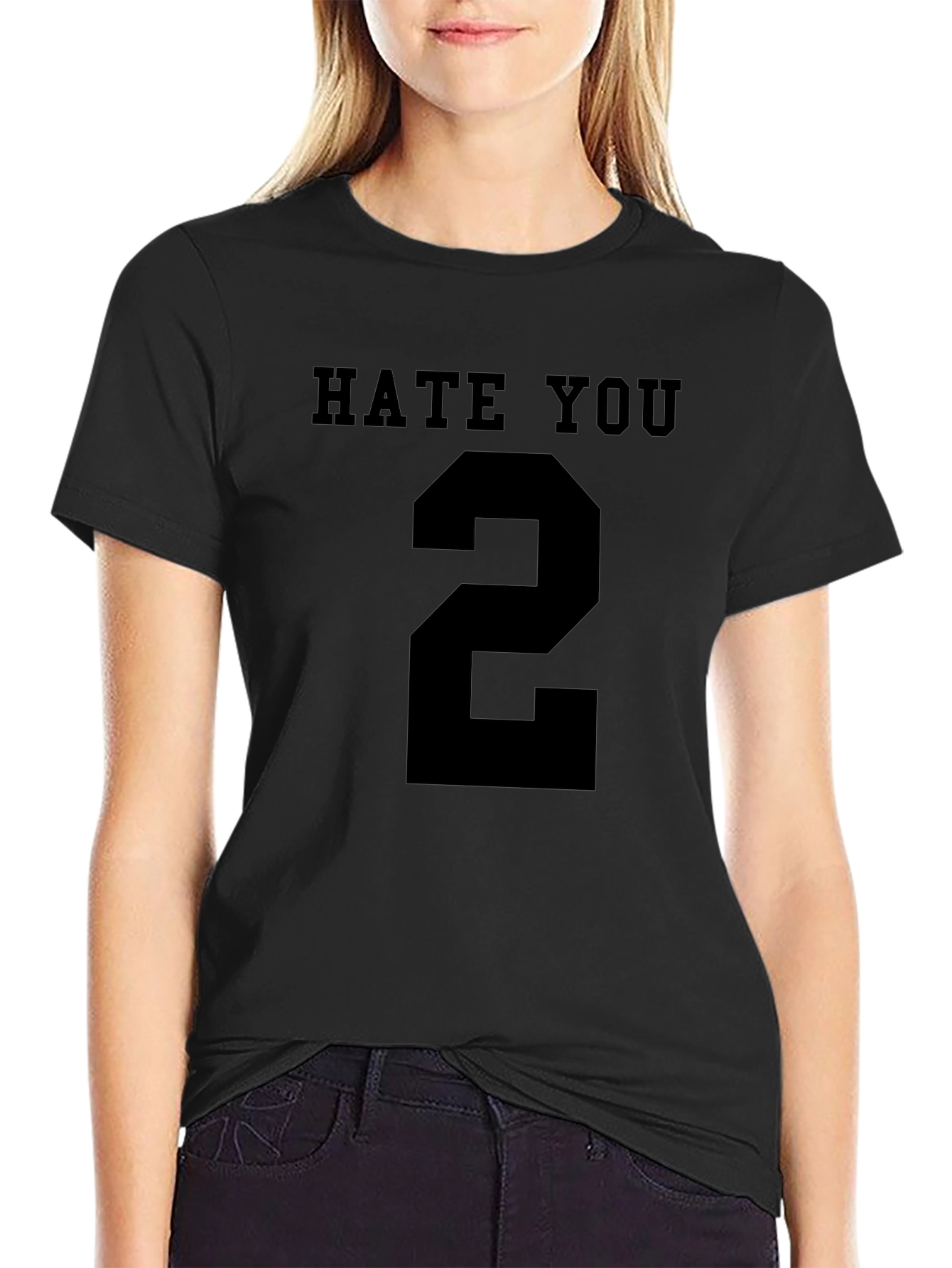 Hate You Number 2 Black Graphic Tee