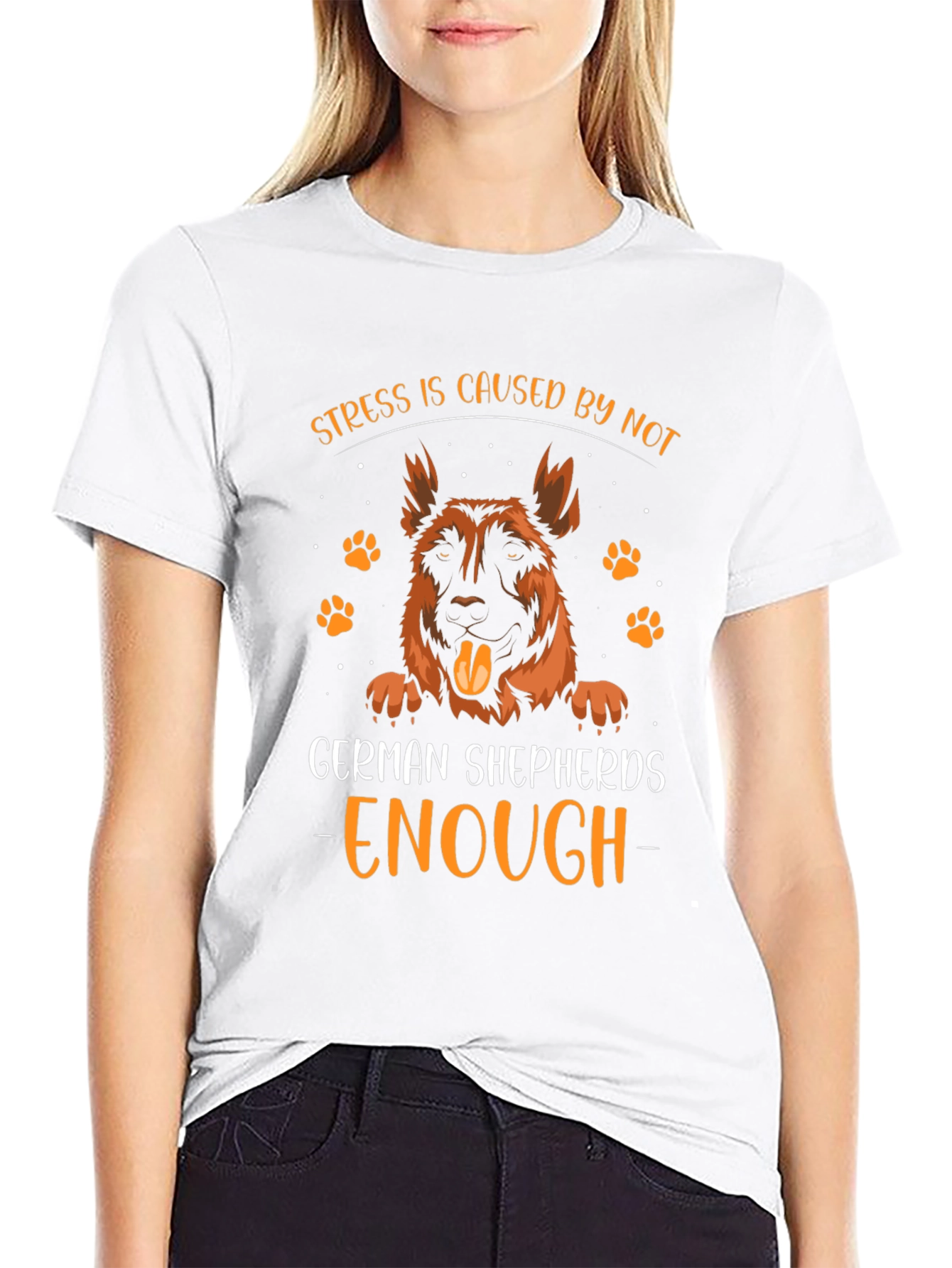 German Shepherd Stress Relief T-Shirt