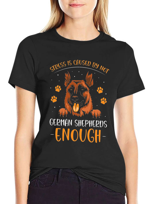 German Shepherd Stress Relief T-Shirt