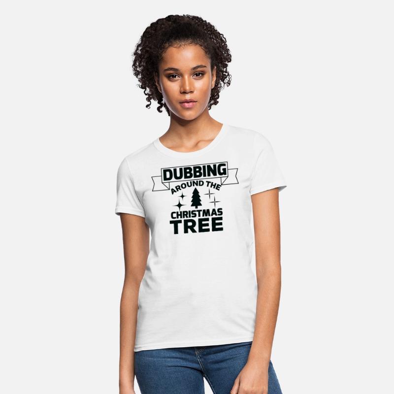 Dubbing around the Christmas tree T shirt