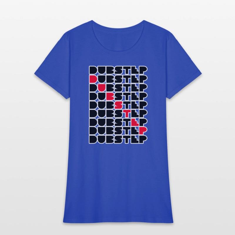 Dubstep Music Logo Stacked Word Wall Red Black Des