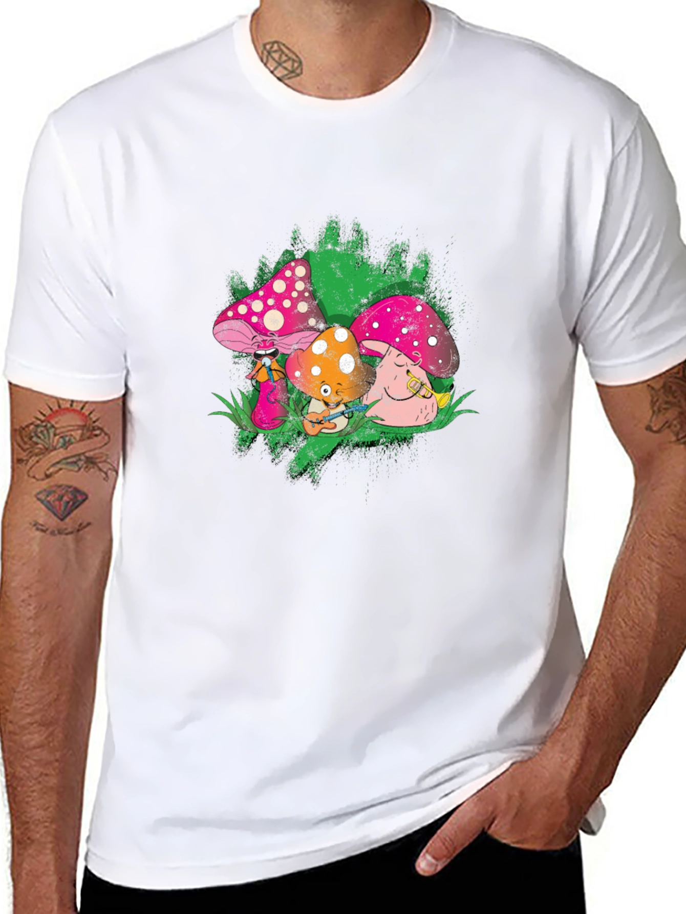 Funky Mushroom Crew Graphic Tee
