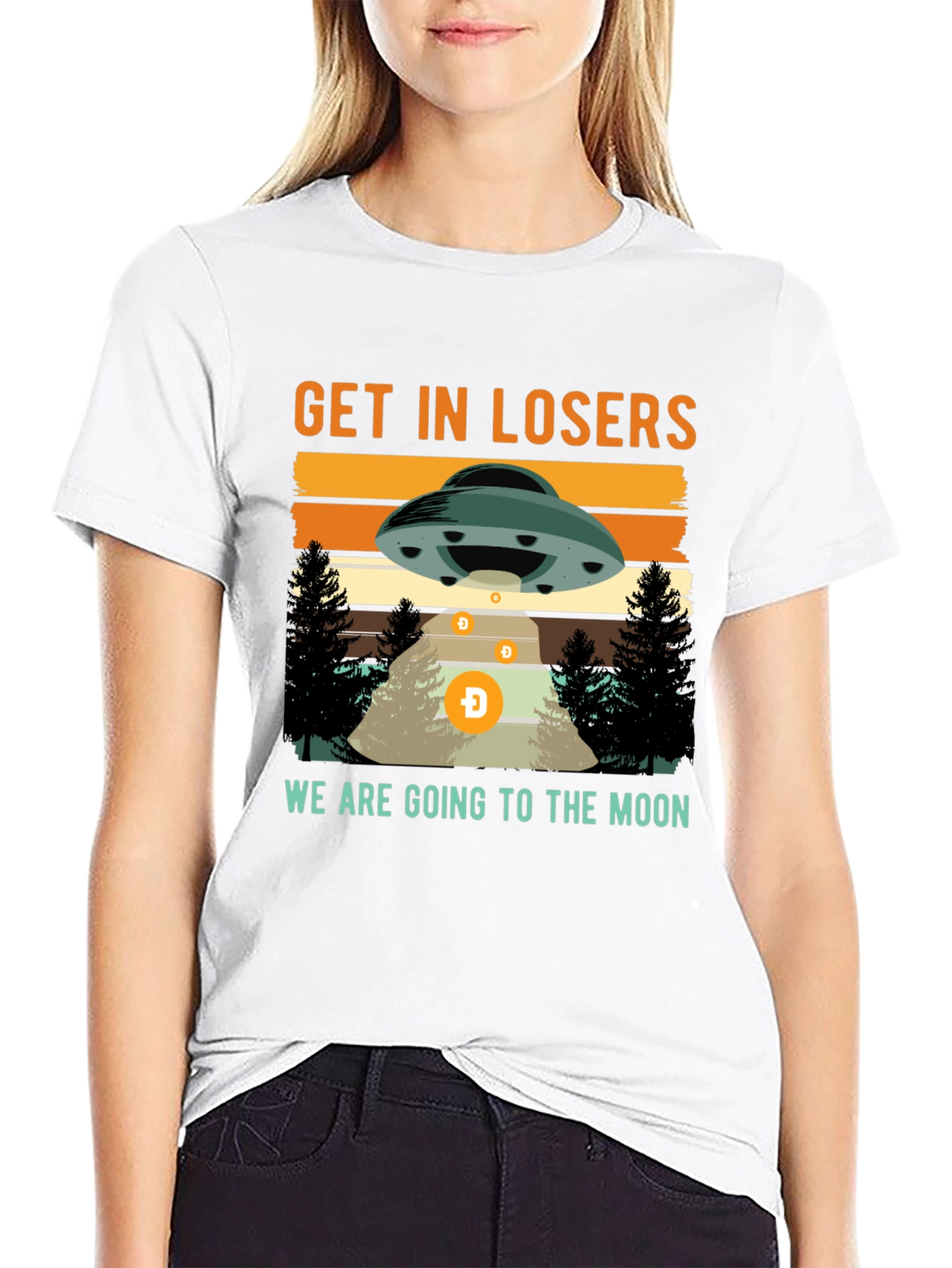 Get In Losers Were Going to the Moon T-Shirt