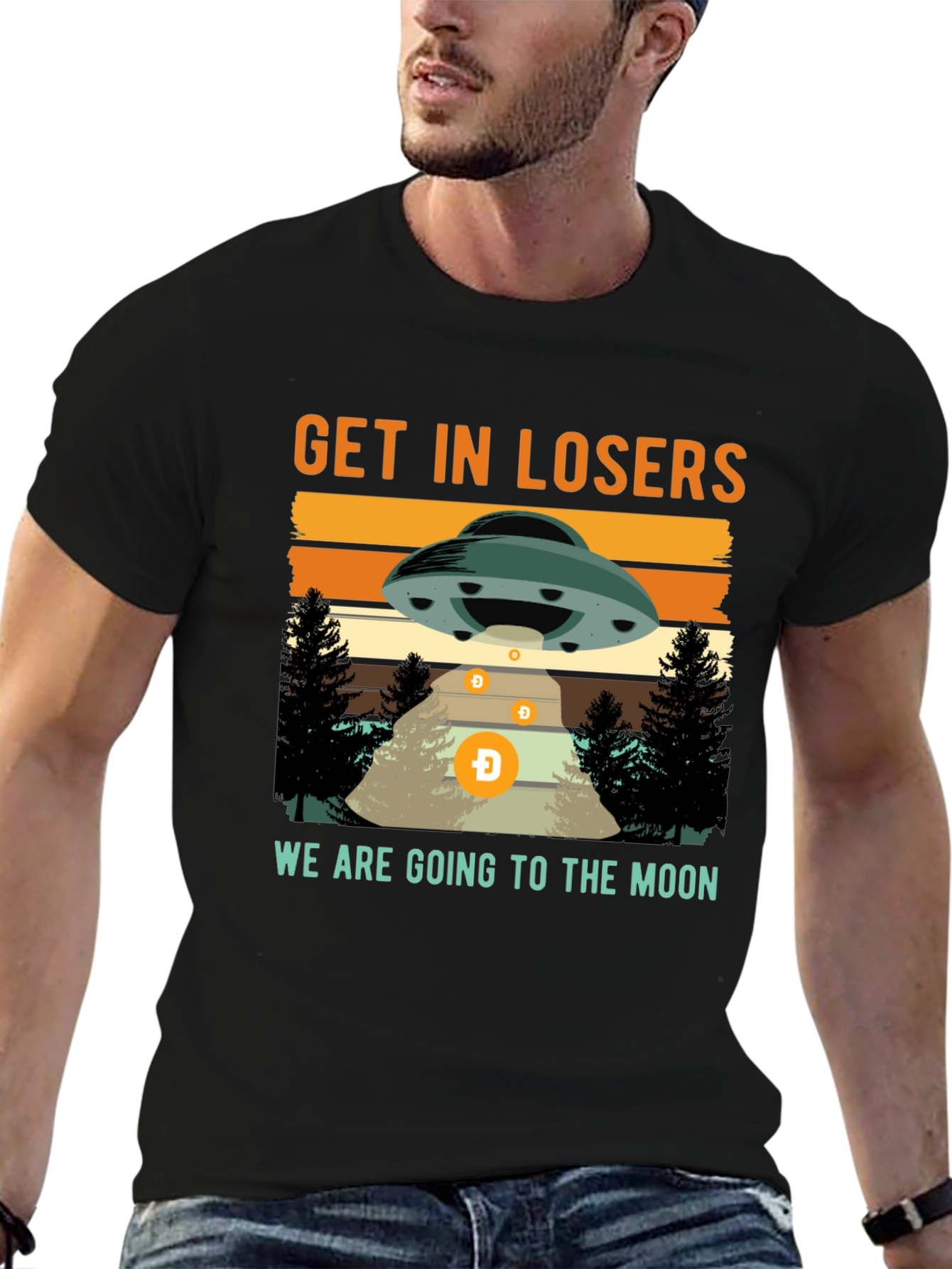Get In Losers Were Going to the Moon T-Shirt