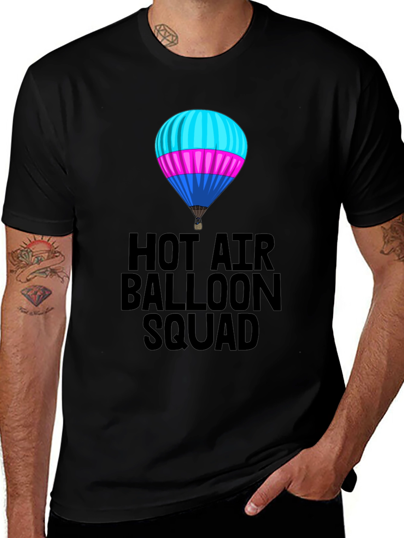 Hot Air Balloon Squad Graphic T-Shirt