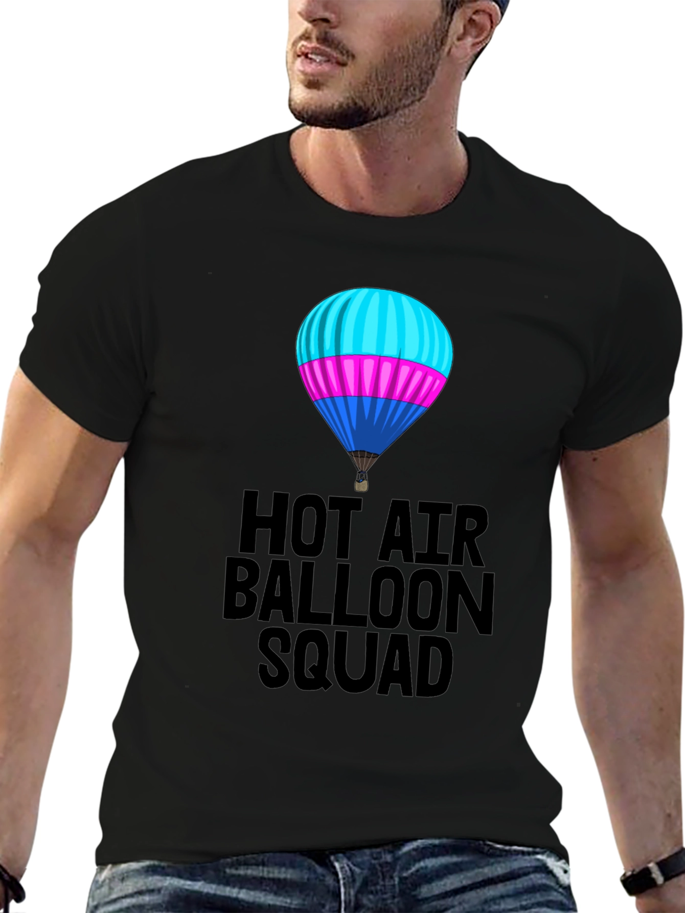 Hot Air Balloon Squad Graphic T-Shirt
