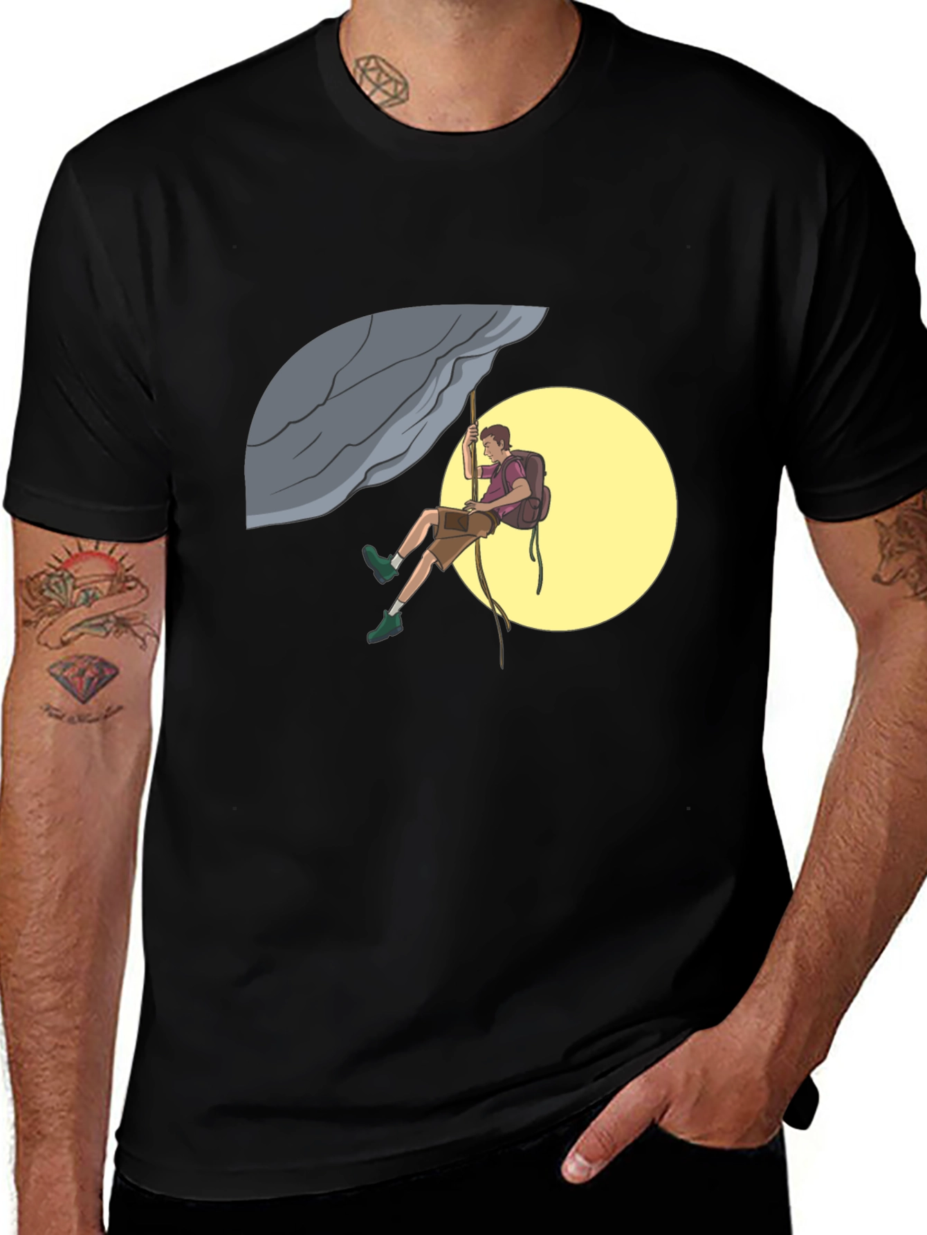 Rock Climbing Graphic Tee