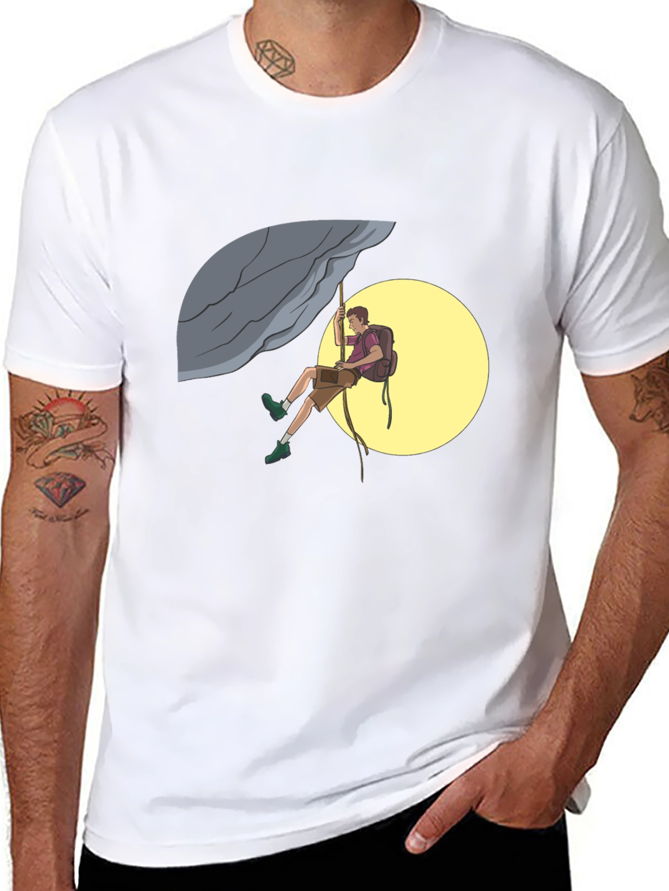 Rock Climbing Graphic Tee