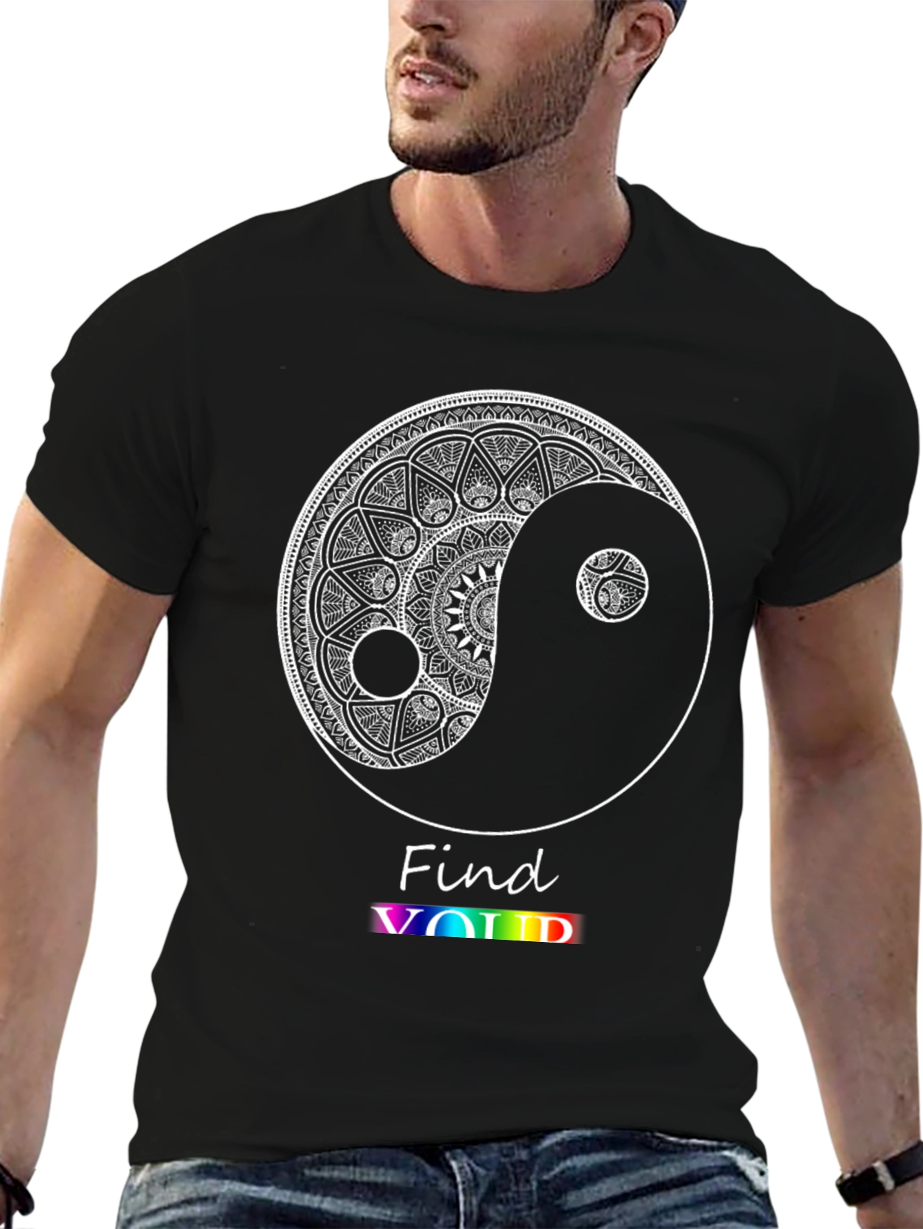 Yin Yang Mandala T-Shirt - Find Void