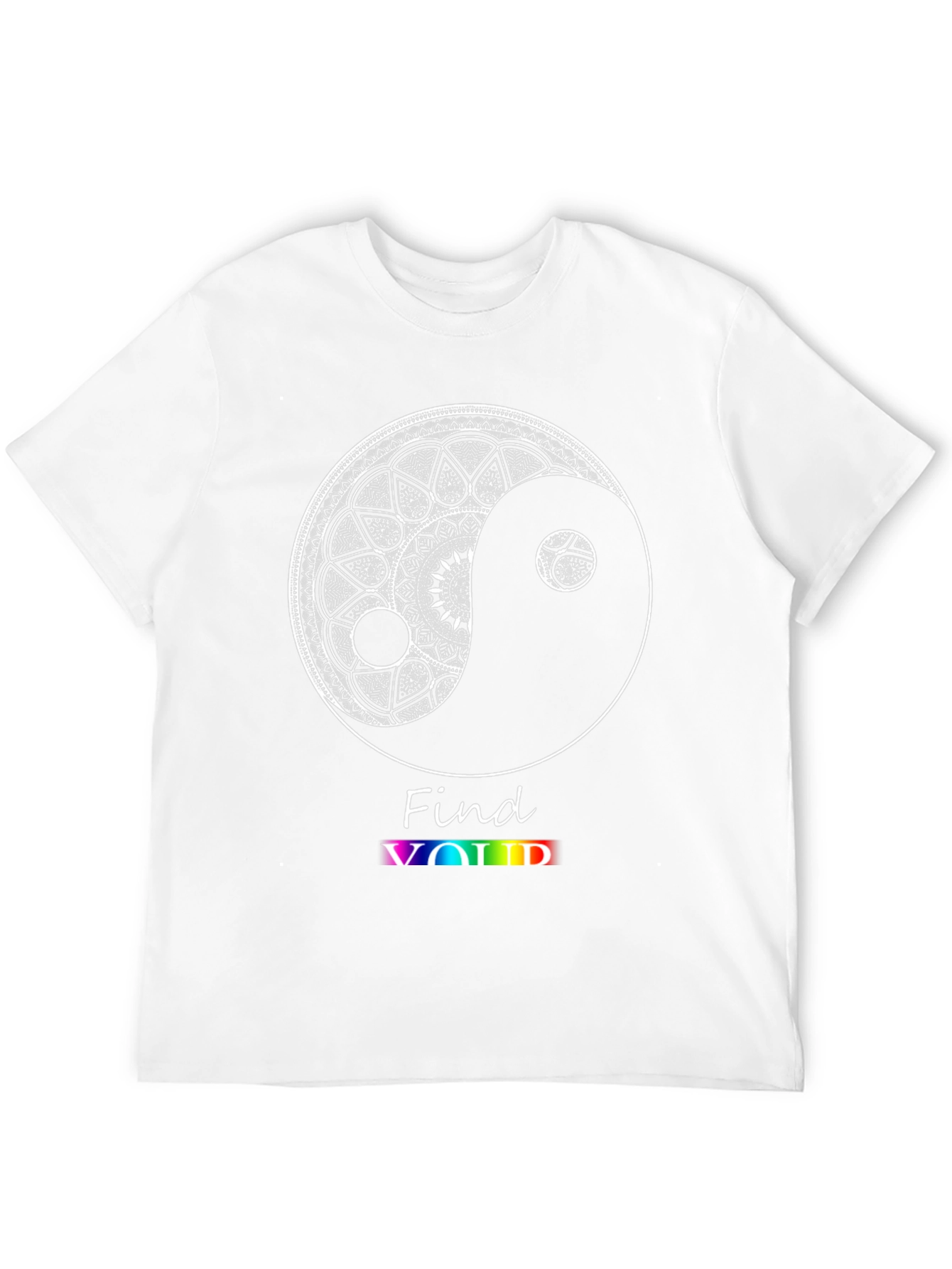 Yin Yang Mandala T-Shirt - Find Void