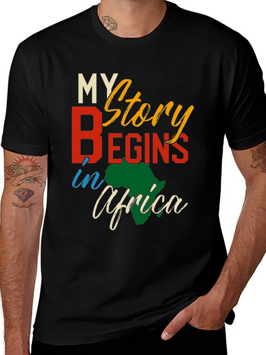 My Story Begins In Africa T-Shirt