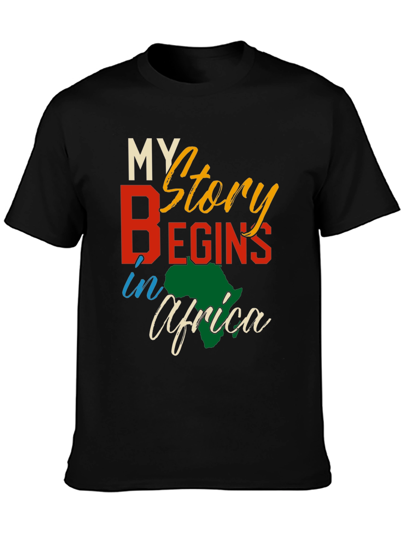My Story Begins In Africa T-Shirt