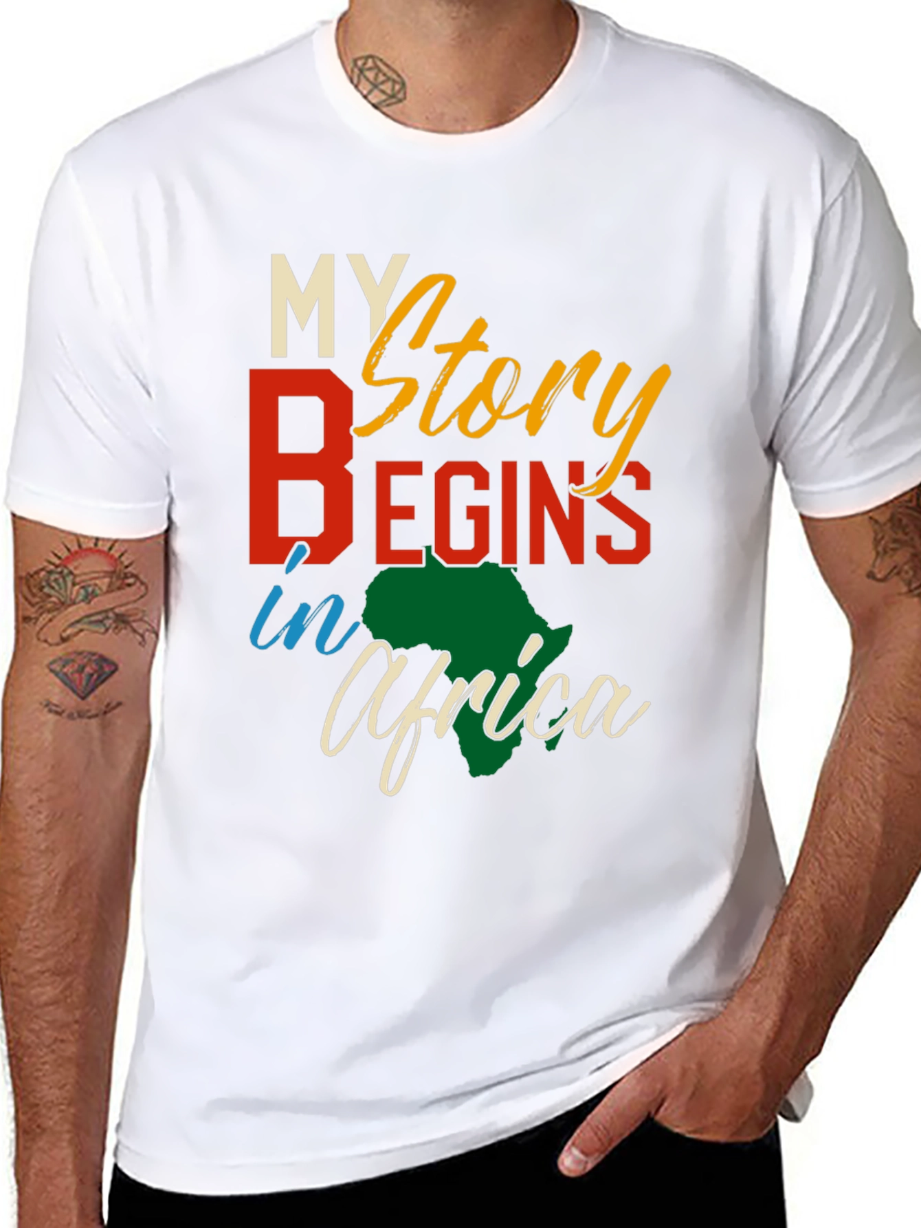 My Story Begins In Africa T-Shirt