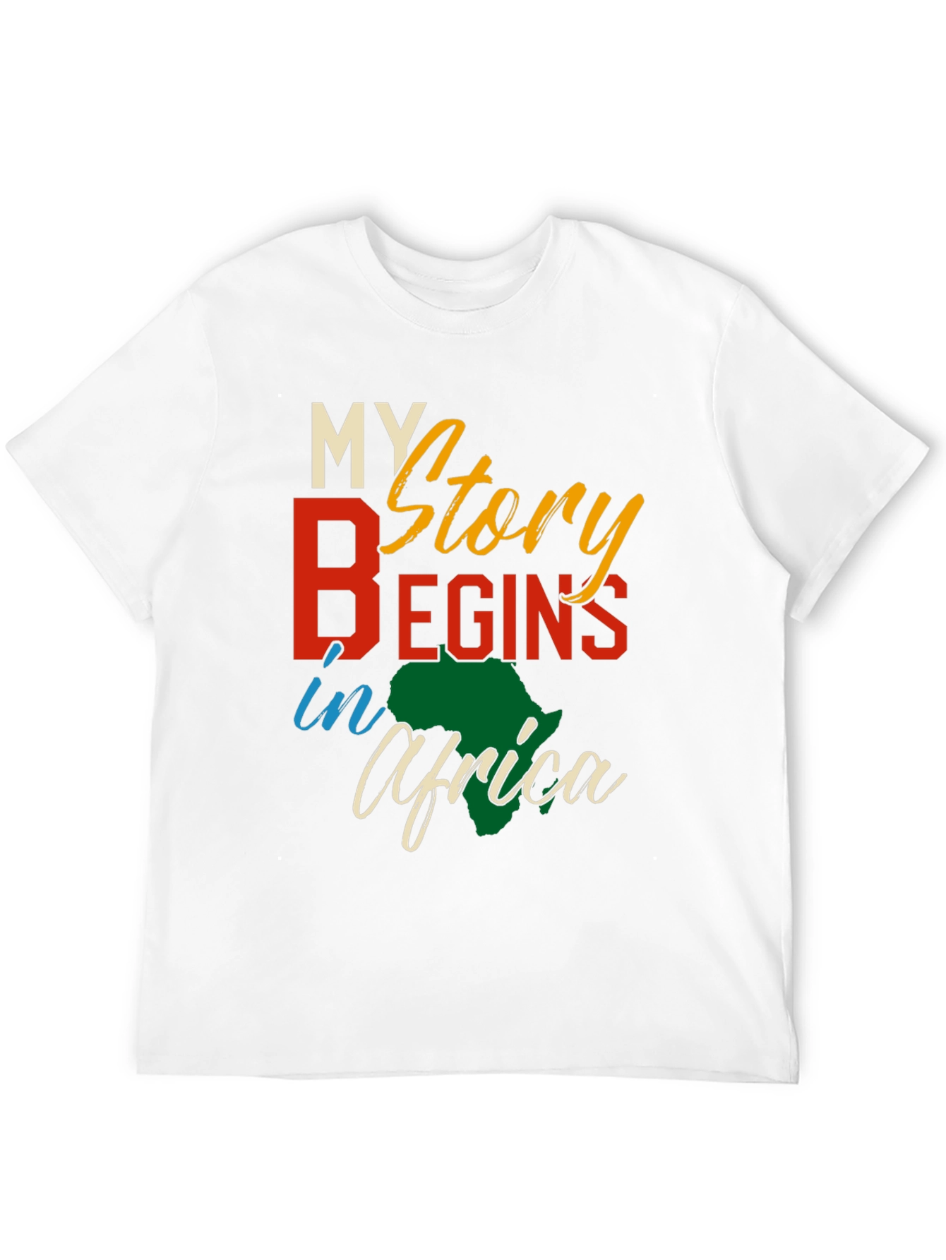 My Story Begins In Africa T-Shirt