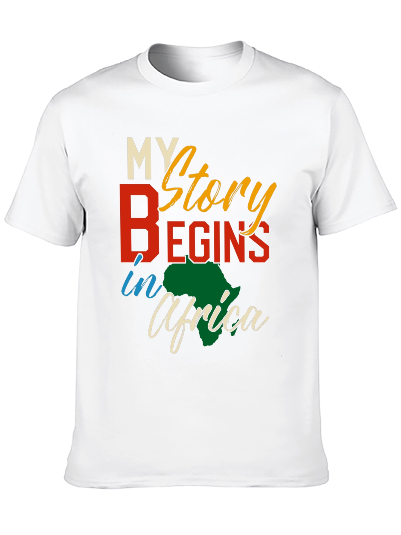 My Story Begins In Africa T-Shirt