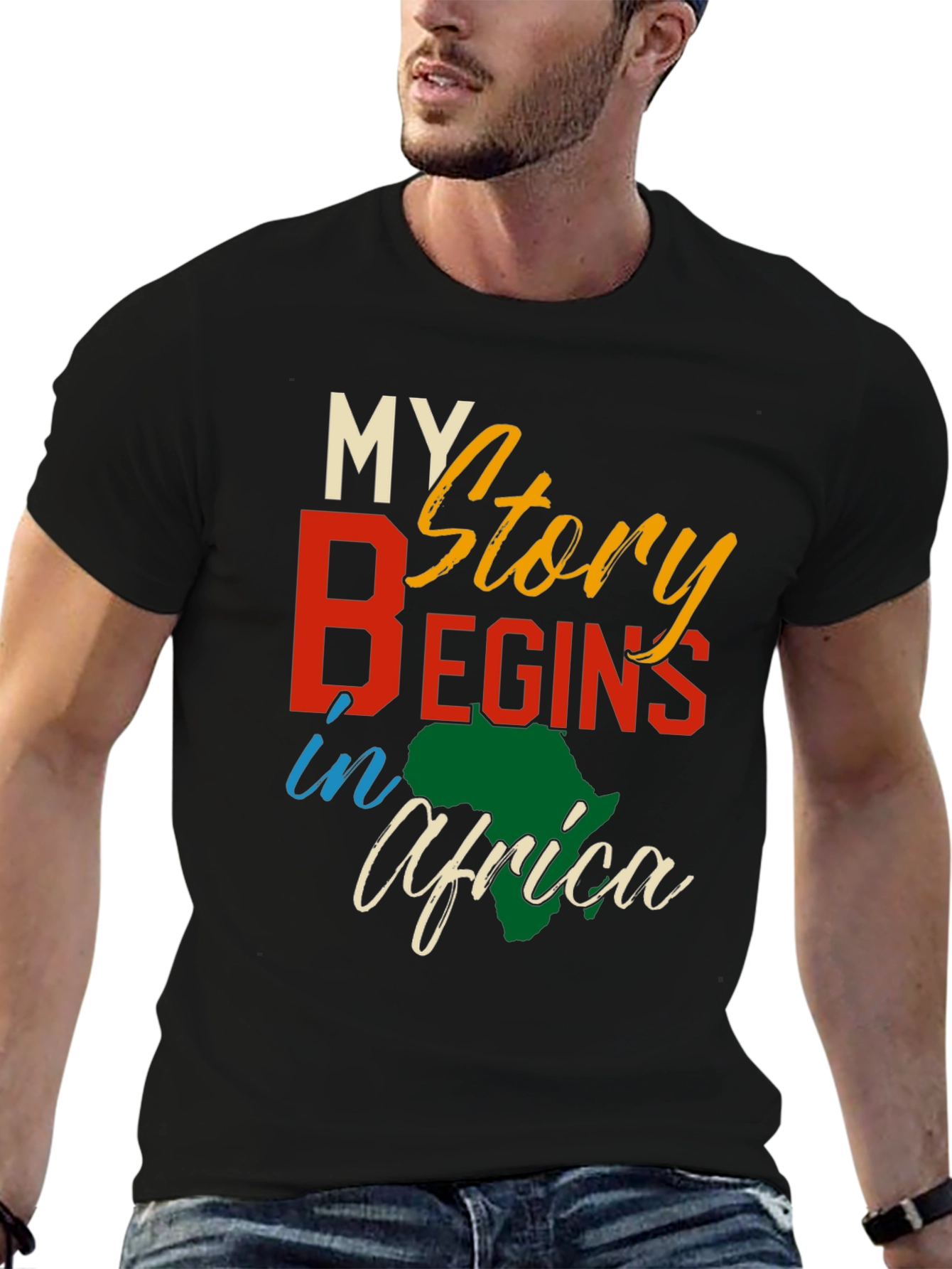 My Story Begins In Africa T-Shirt