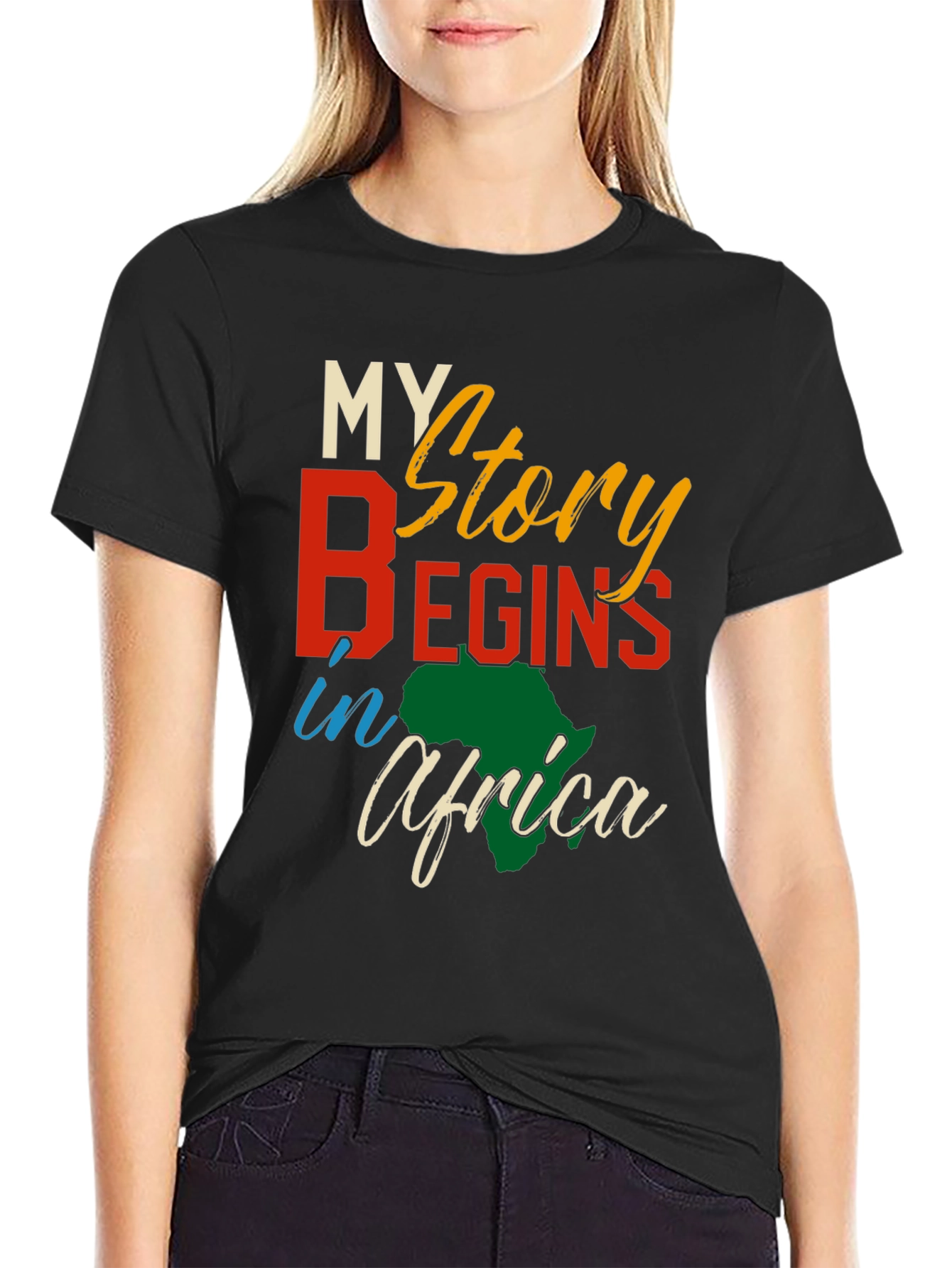 My Story Begins In Africa T-Shirt