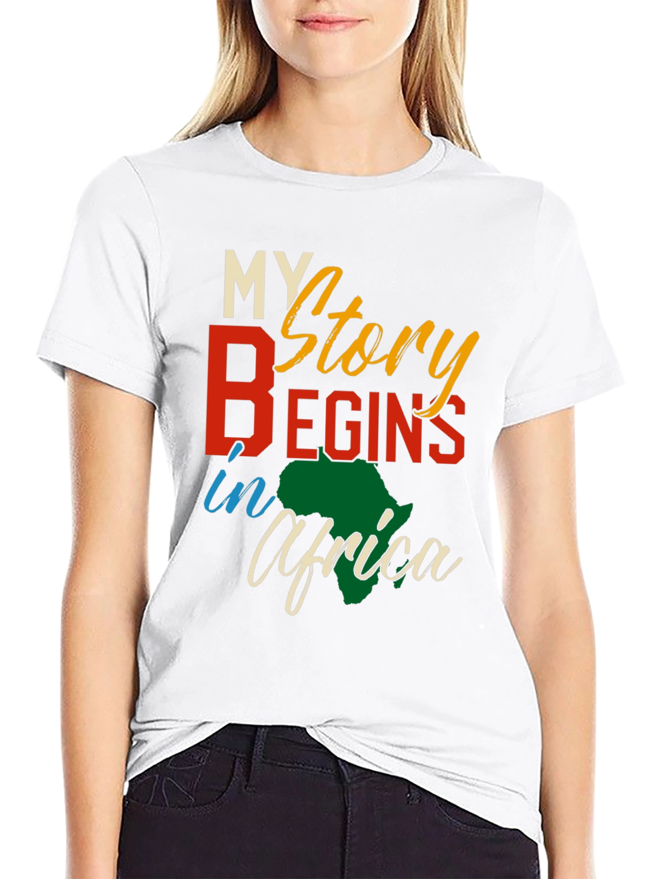 My Story Begins In Africa T-Shirt