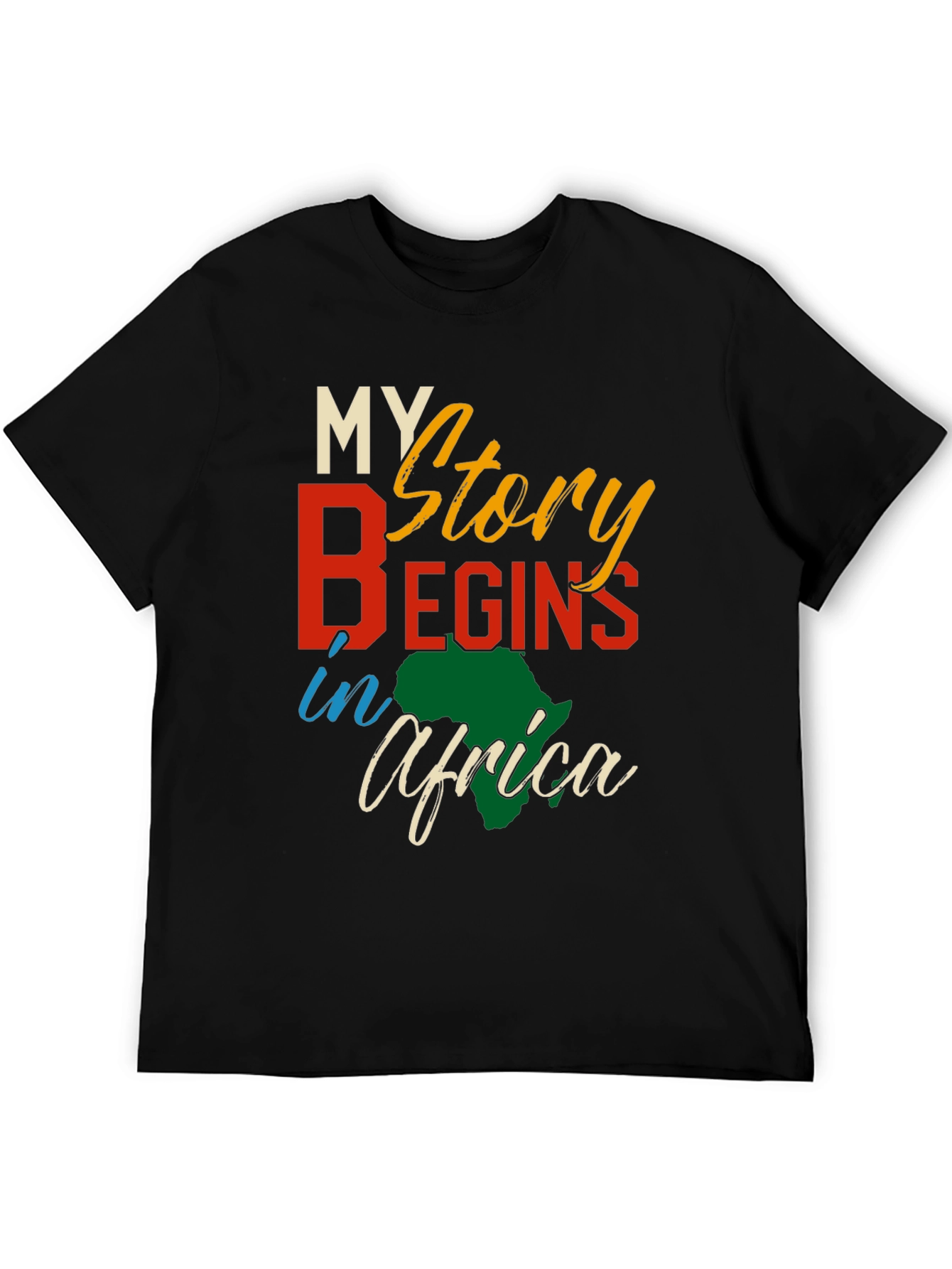 My Story Begins In Africa T-Shirt