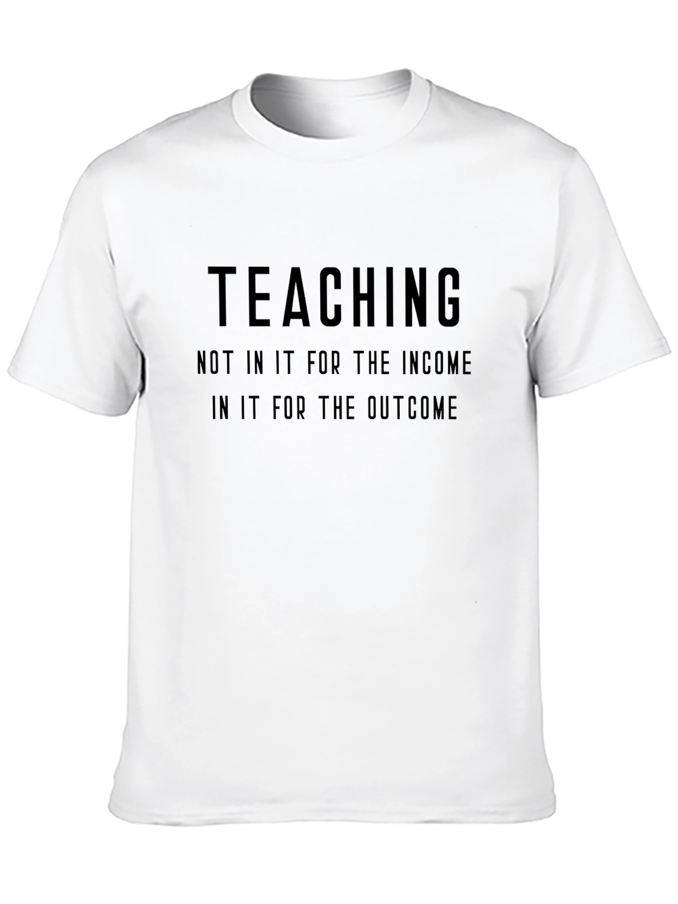 Teaching Outcome Black T-Shirt