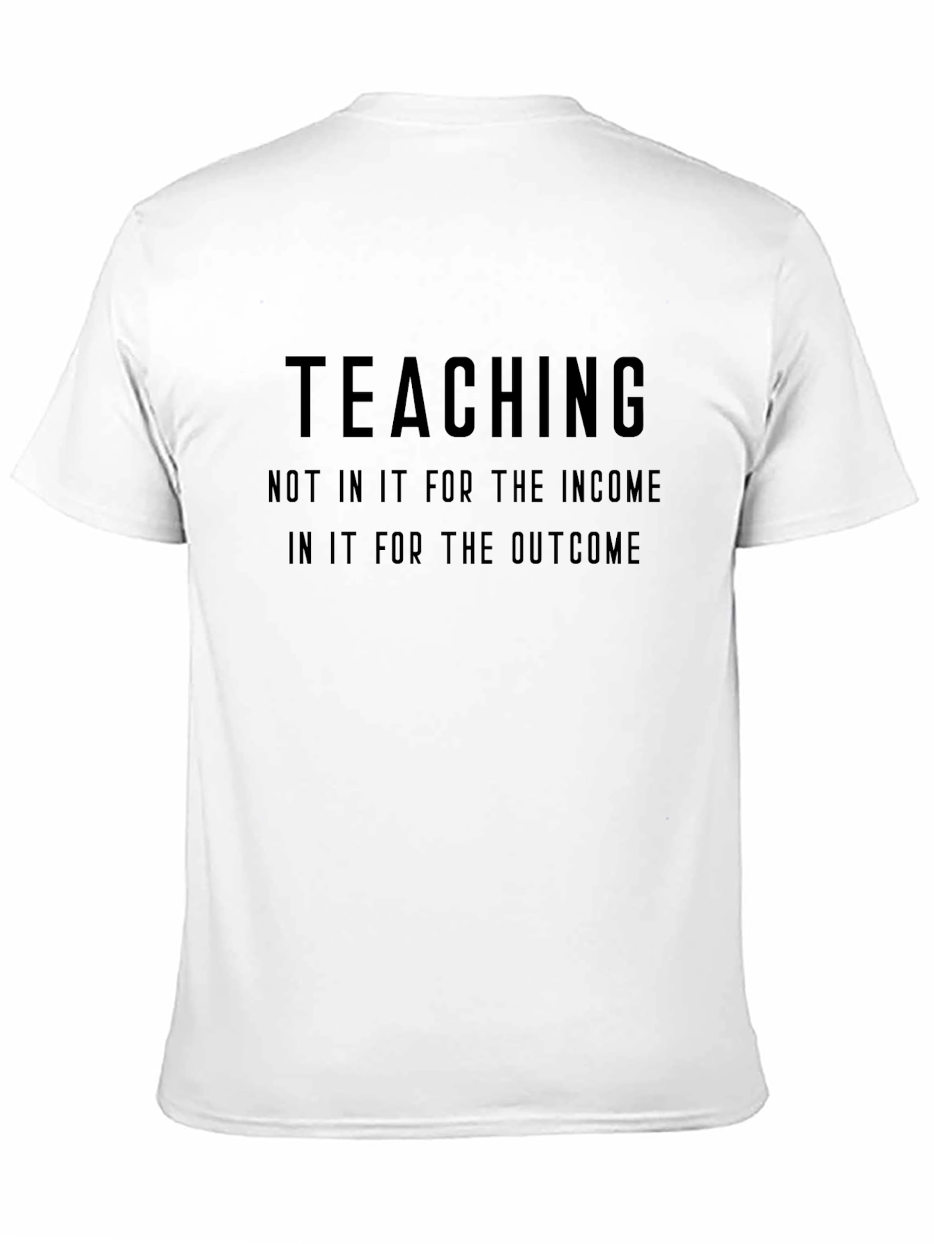 Teaching Outcome Black T-Shirt