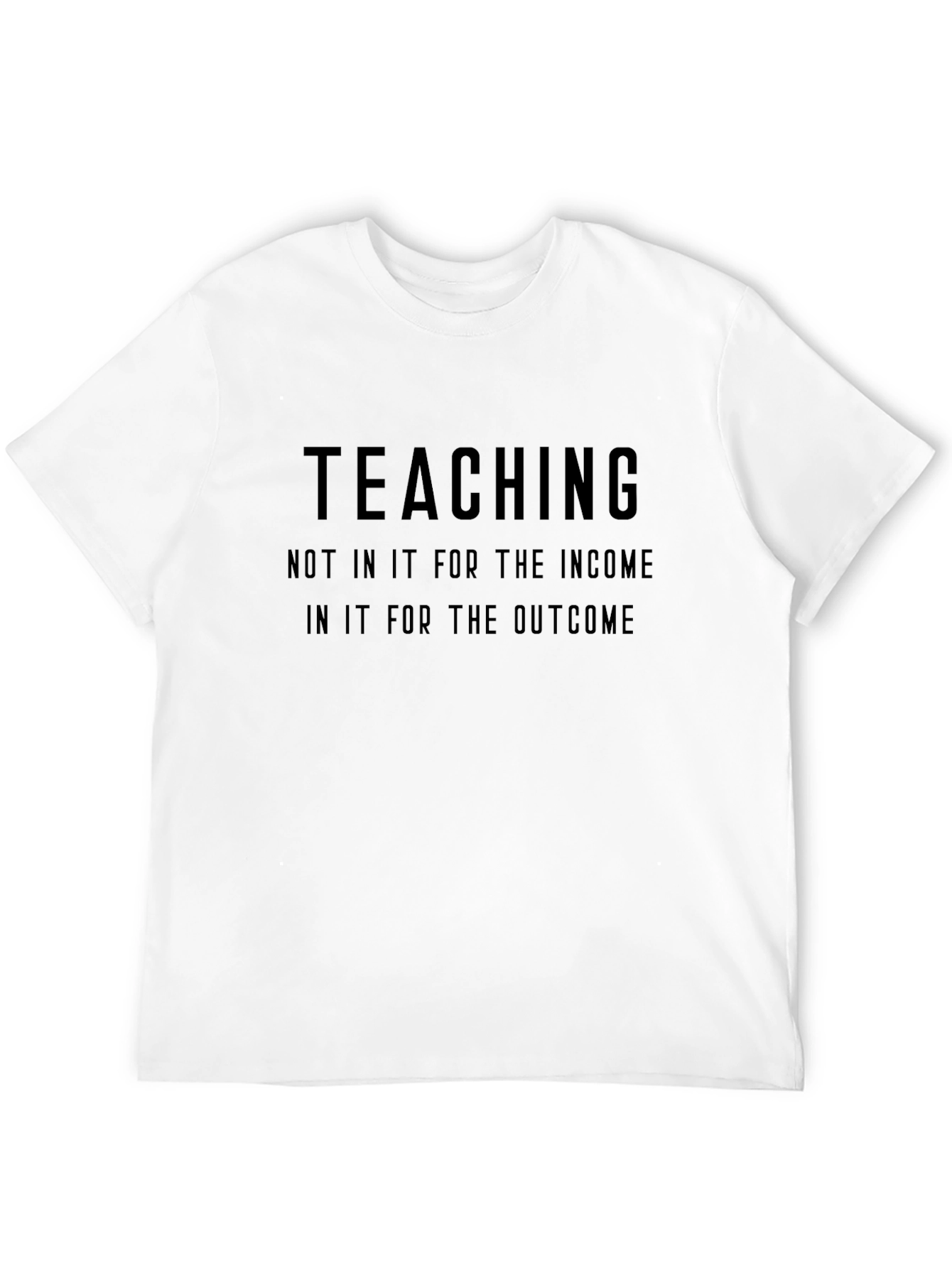 Teaching Outcome Black T-Shirt