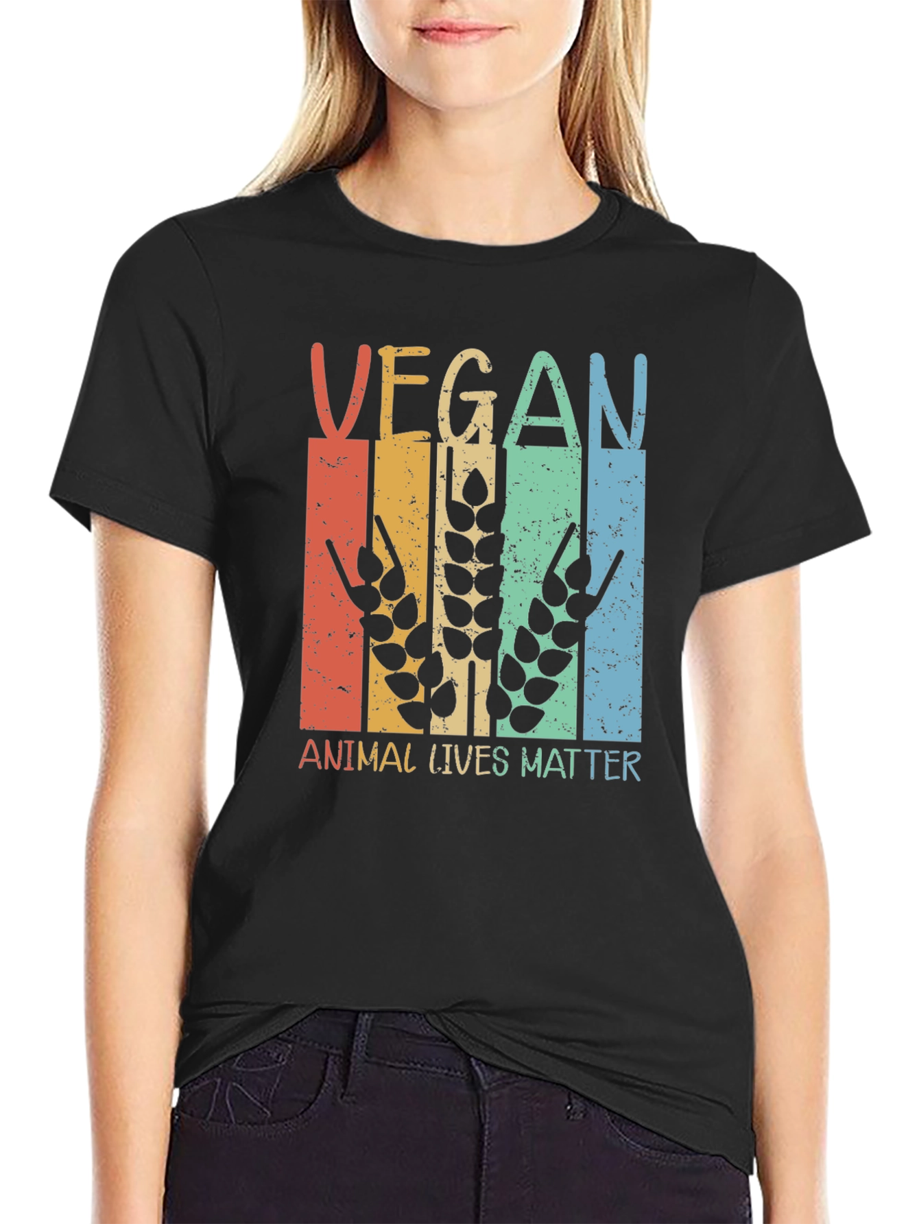 Vegan Animal Lives Matter Graphic Tee