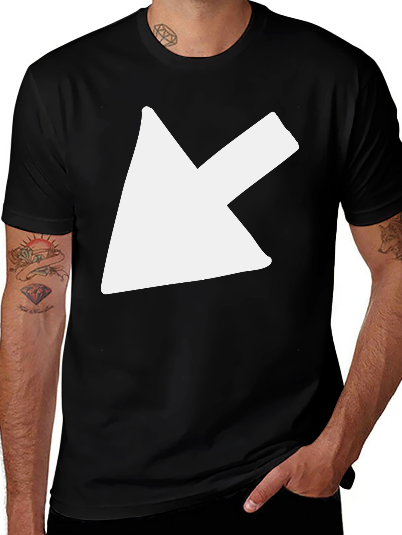Arrow Graphic Tee - Point the Way!