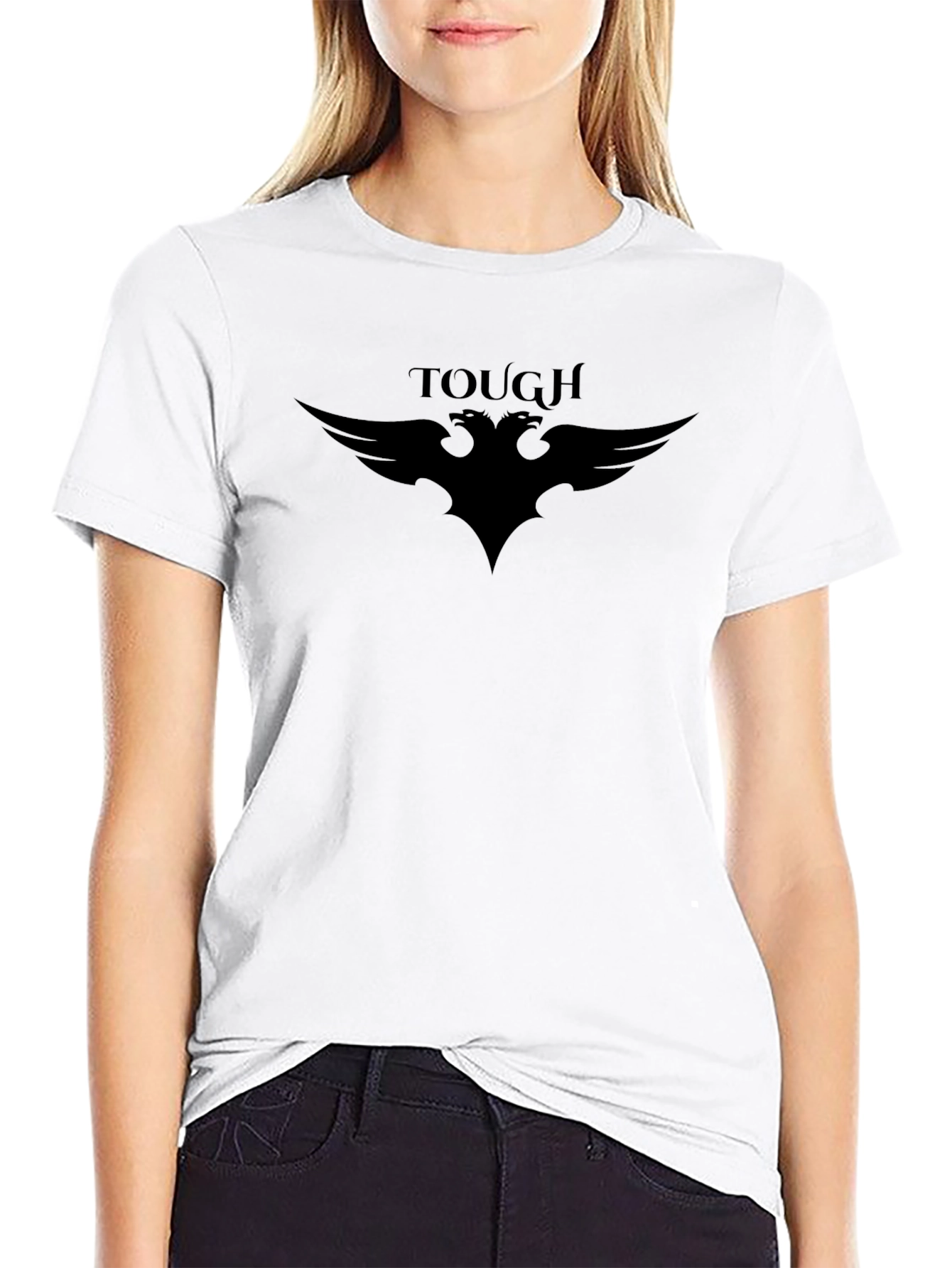 Tough Eagle Graphic T-Shirt - Mens Black Tee