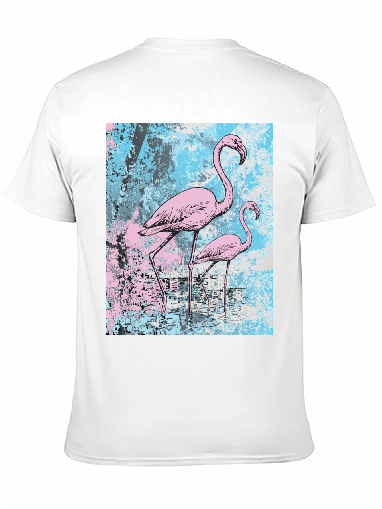 Flamingo Graphic Tee - Unique Print T-Shirt