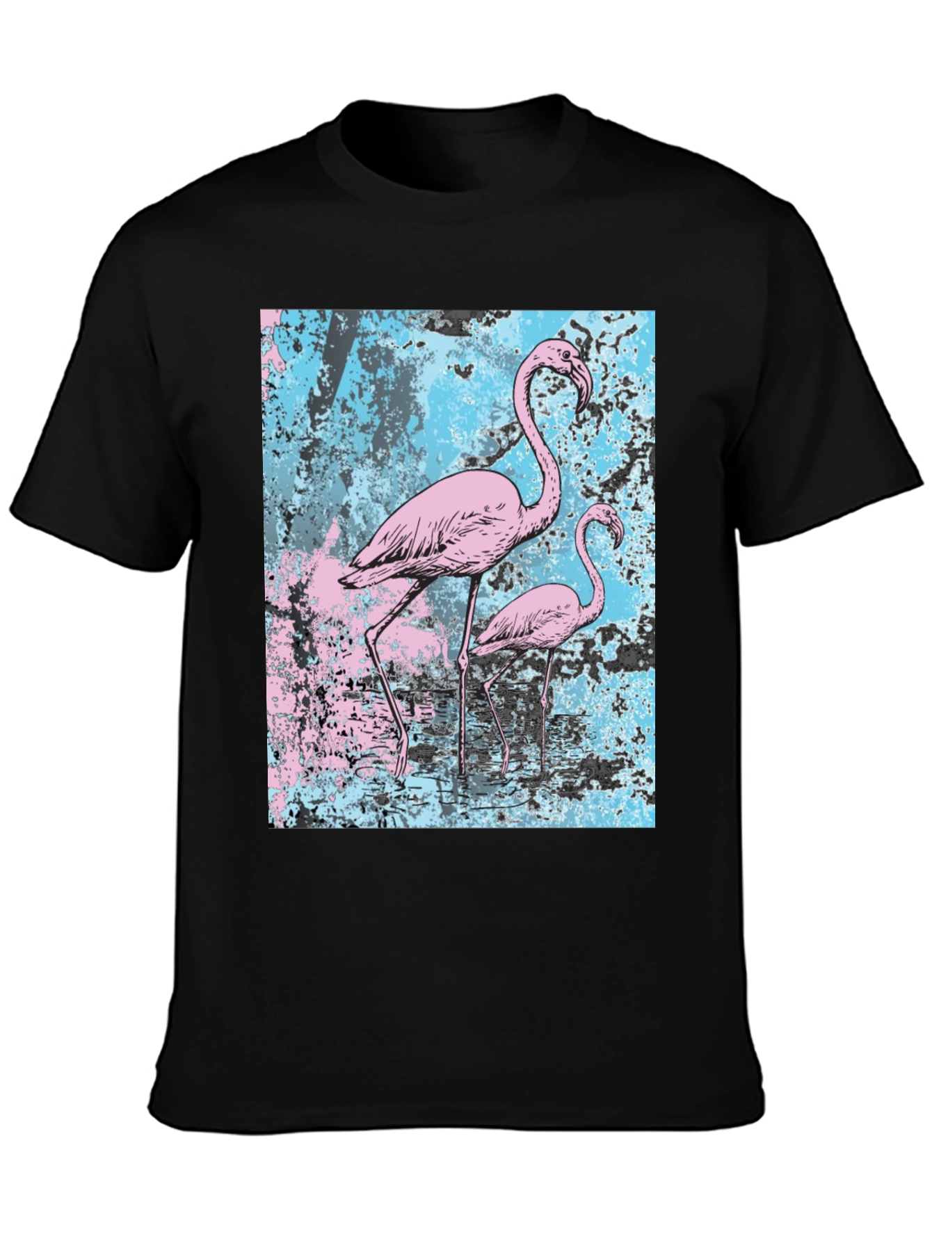 Flamingo Graphic Tee - Unique Print T-Shirt