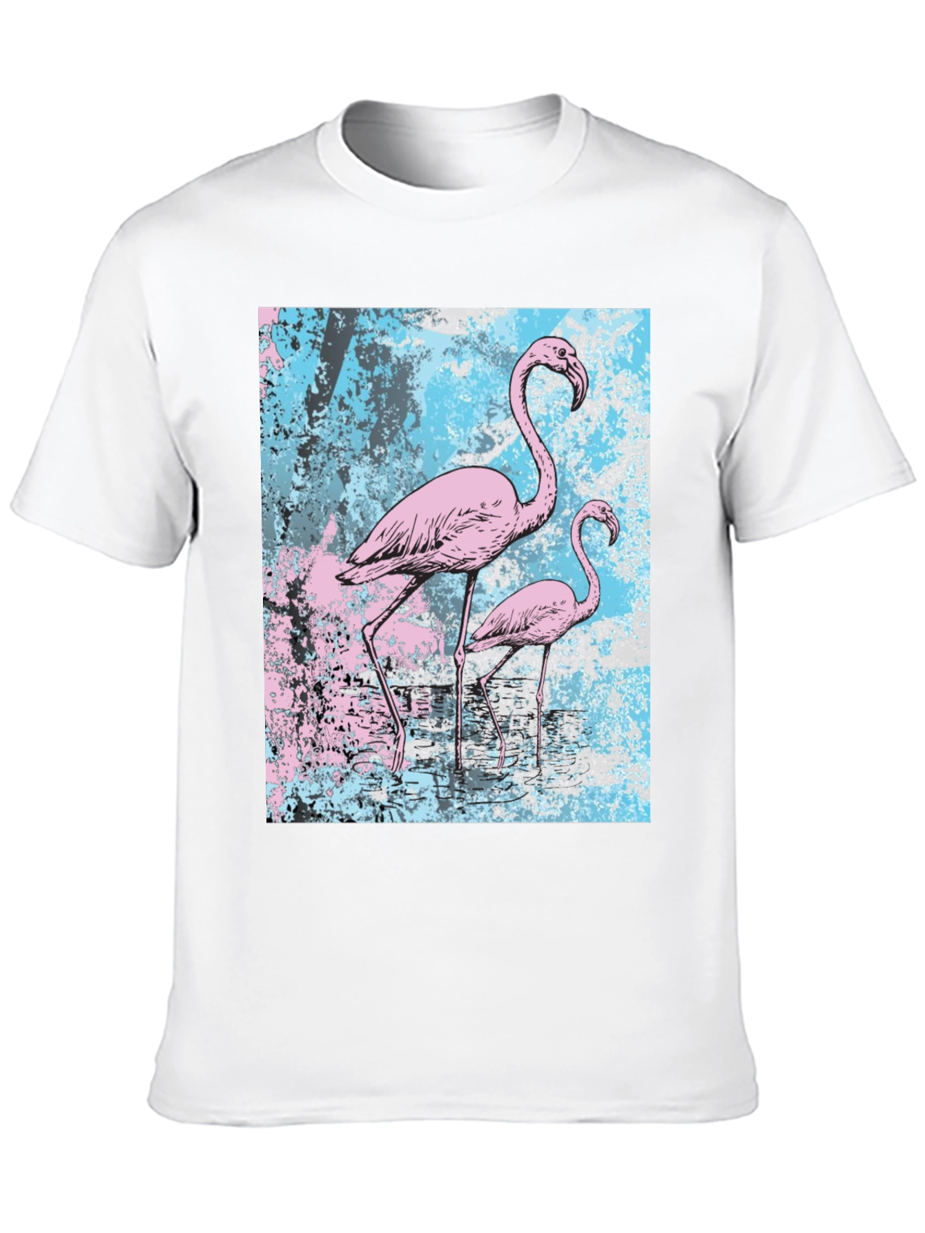 Flamingo Graphic Tee - Unique Print T-Shirt