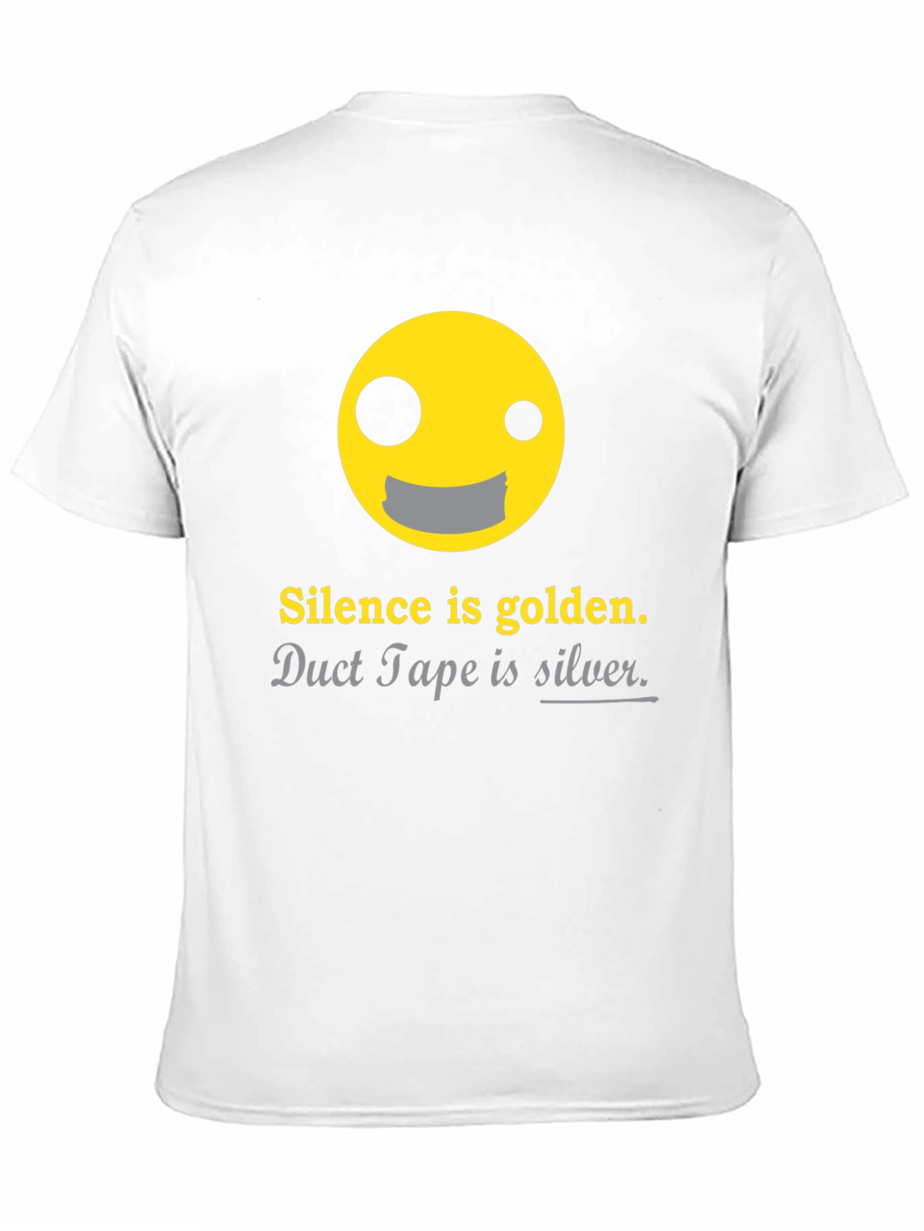 Silence is Golden Funny Graphic T-Shirt
