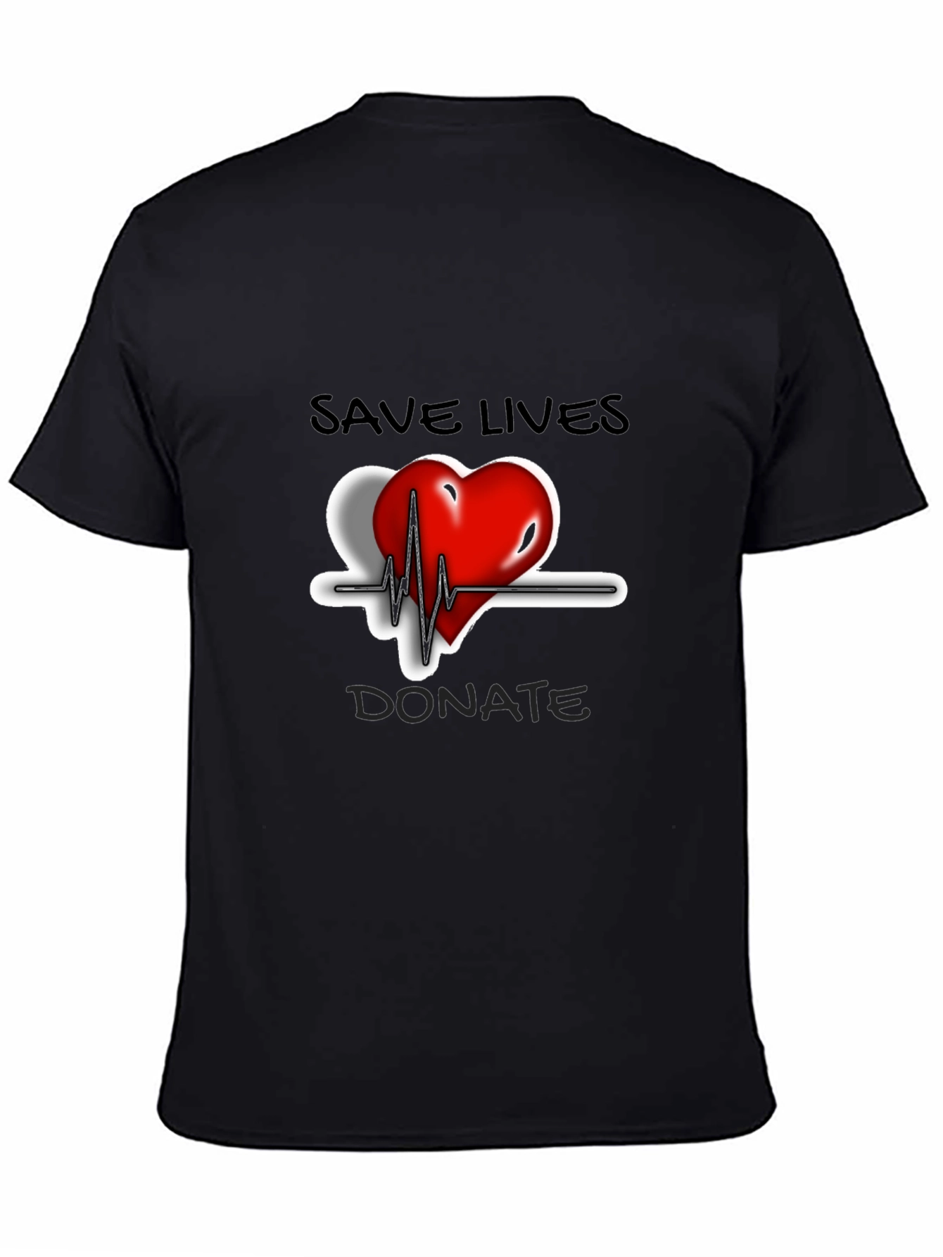 Save Lives Donate Heartbeat T-Shirt