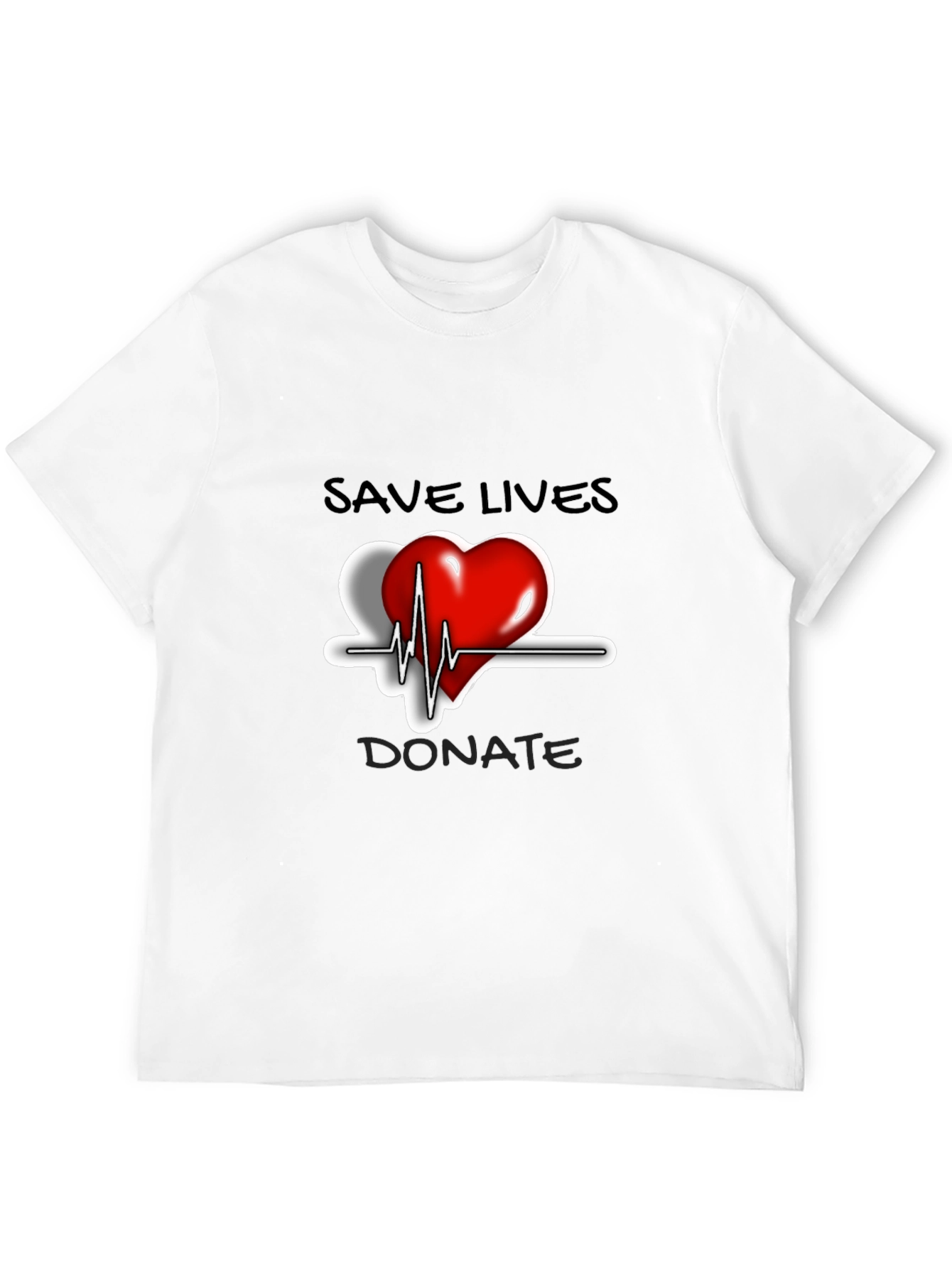 Save Lives Donate Heartbeat T-Shirt