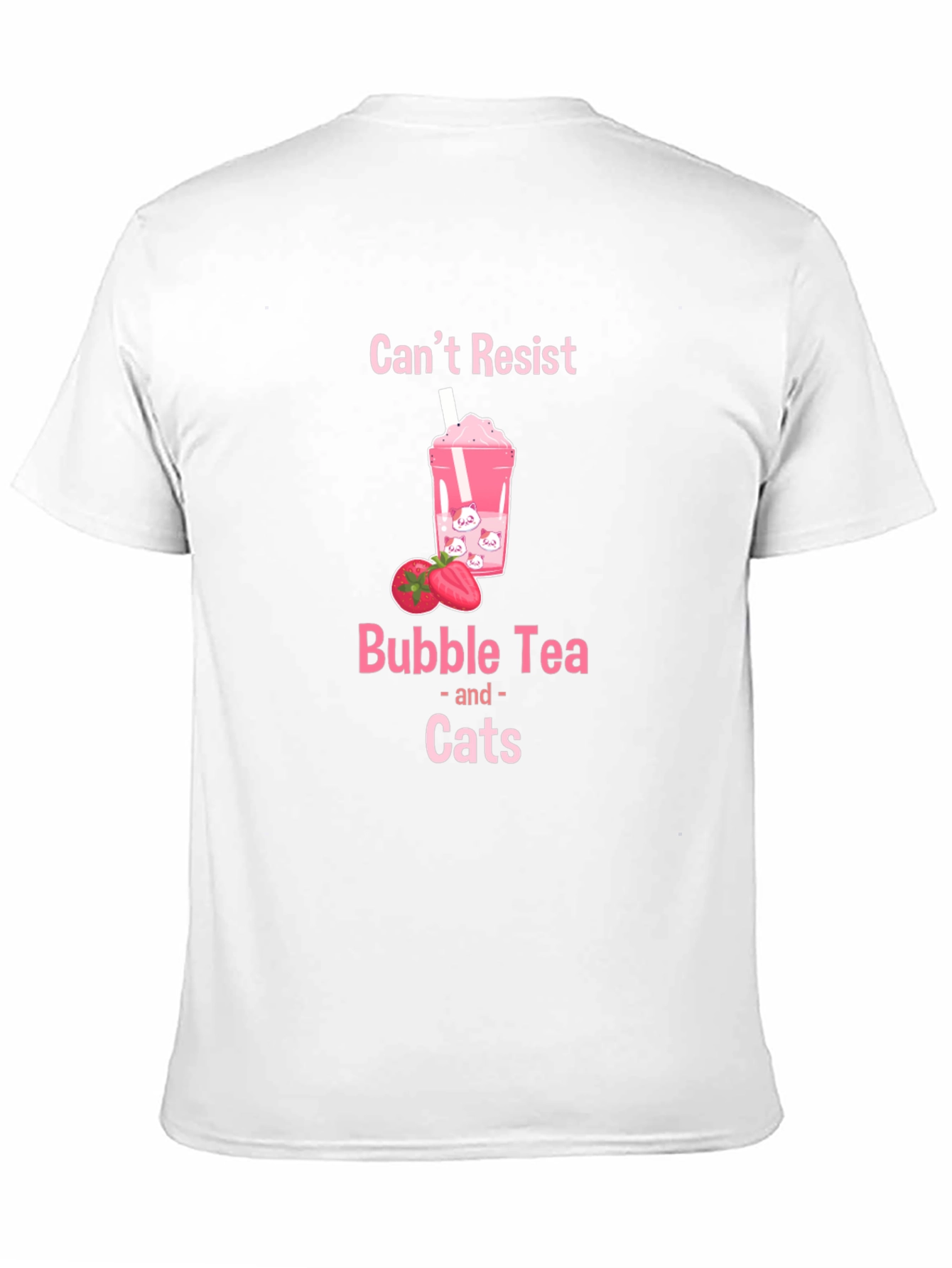 Cant Resist Bubble Tea & Cats T-Shirt