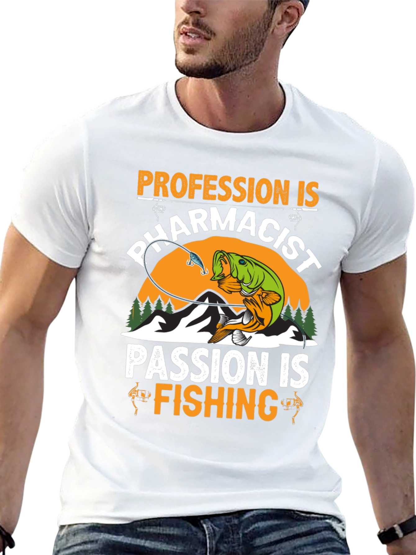 Pharmacist Fishing Passion T-Shirt