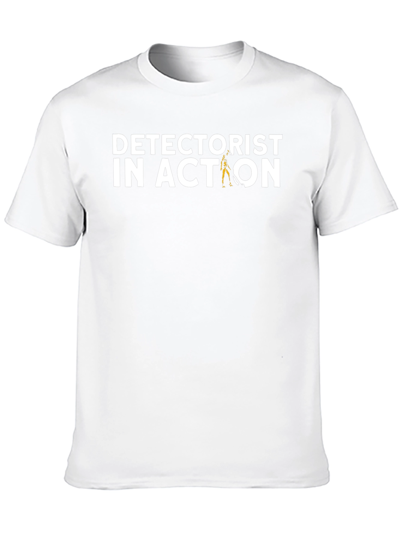Detectorist in Action Black Graphic Tee