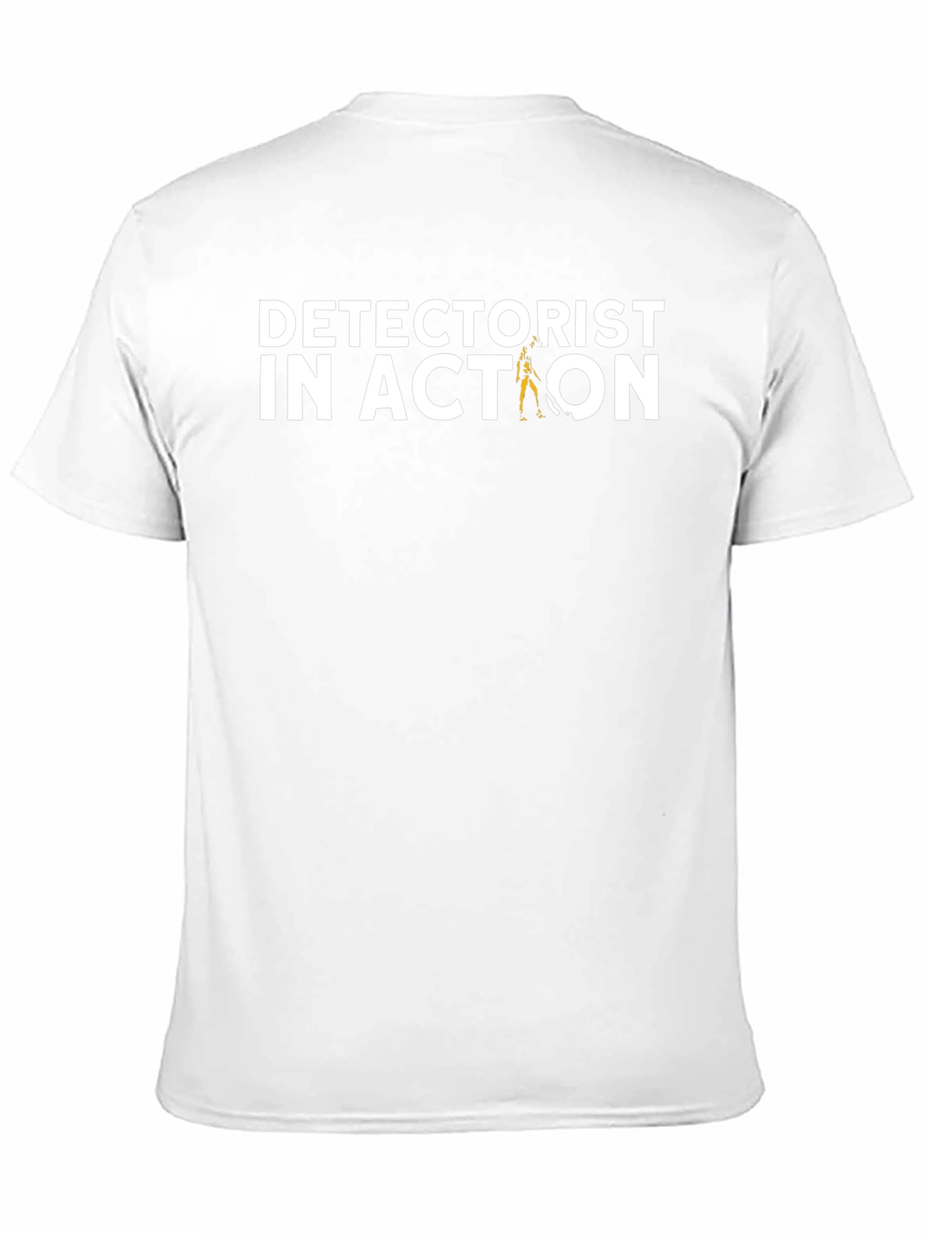 Detectorist in Action Black Graphic Tee